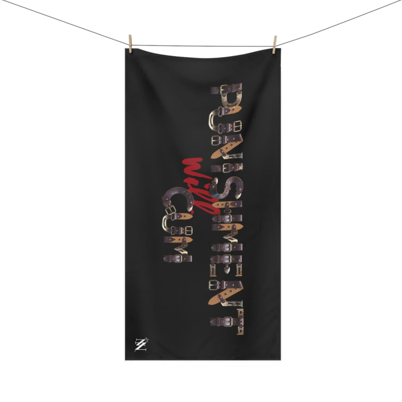 Punishment will Cum Black | Mix & Match Naughty XL Fun-Flirty Lovers’ Towels