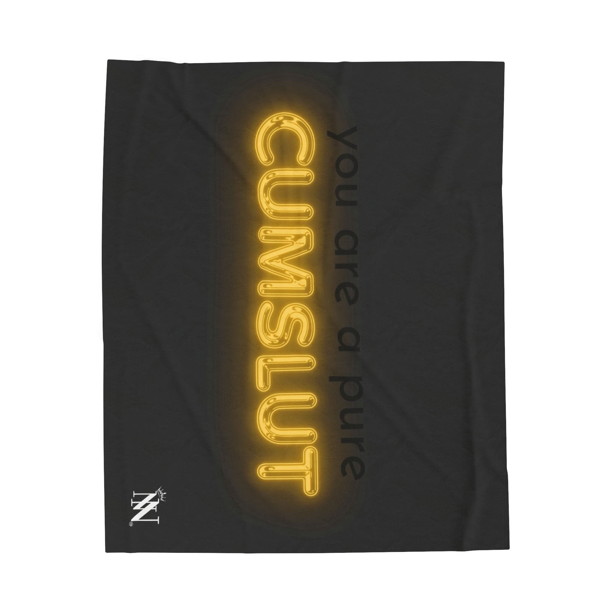 Pure Cum Slut | Mix & Match Fun-Flirty Loversā Blankets