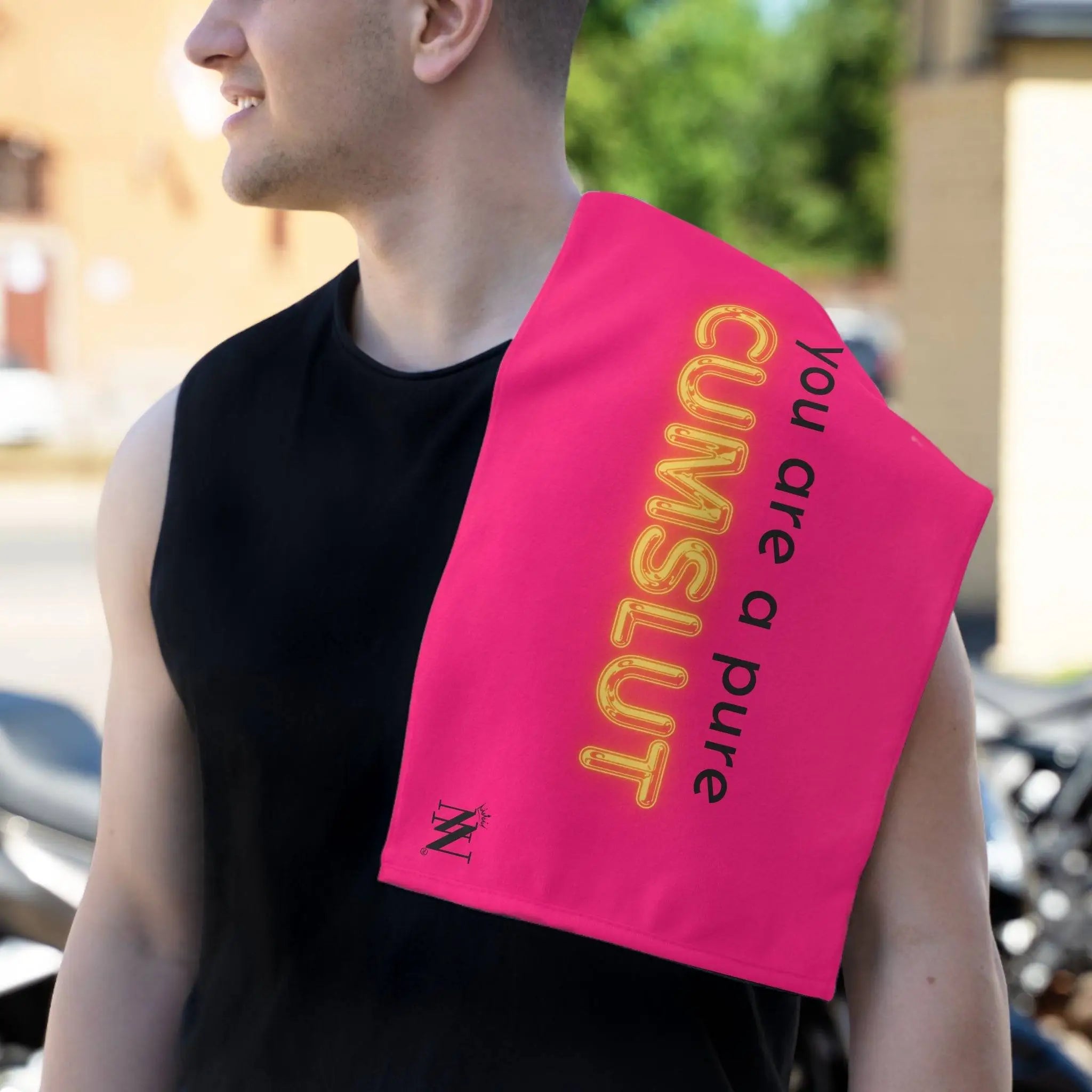 Pure Cum Slut Pink Mix & Match Soft Sex Towels | Flirty Lovers’ Gifts