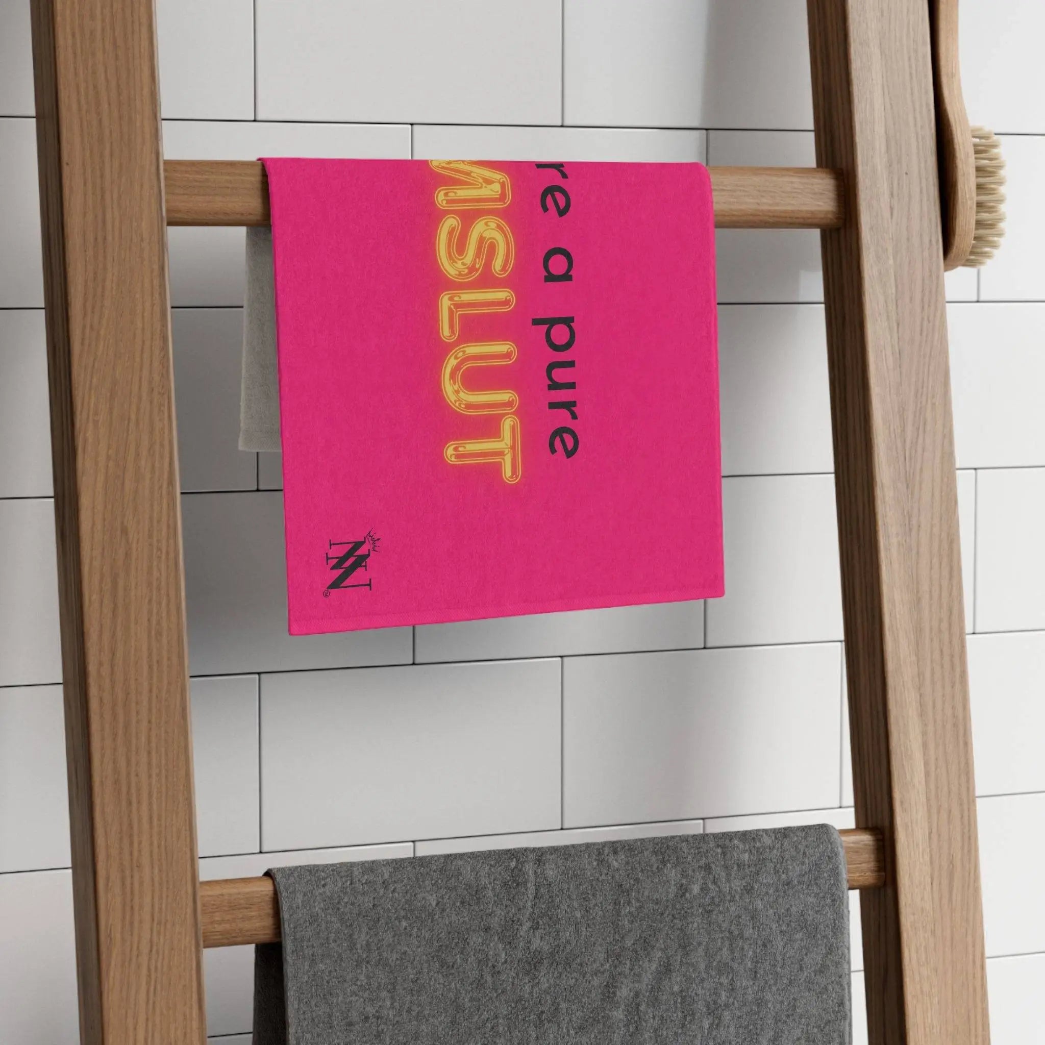 Pure Cum Slut Pink Mix & Match Soft Sex Towels | Flirty Lovers’ Gifts
