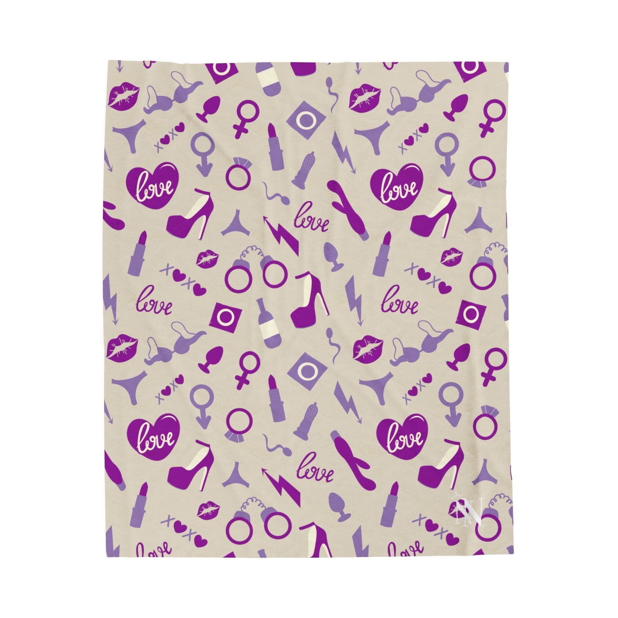 Purple Sex Toys | Mix & Match Fun-Flirty Lovers’ Blankets