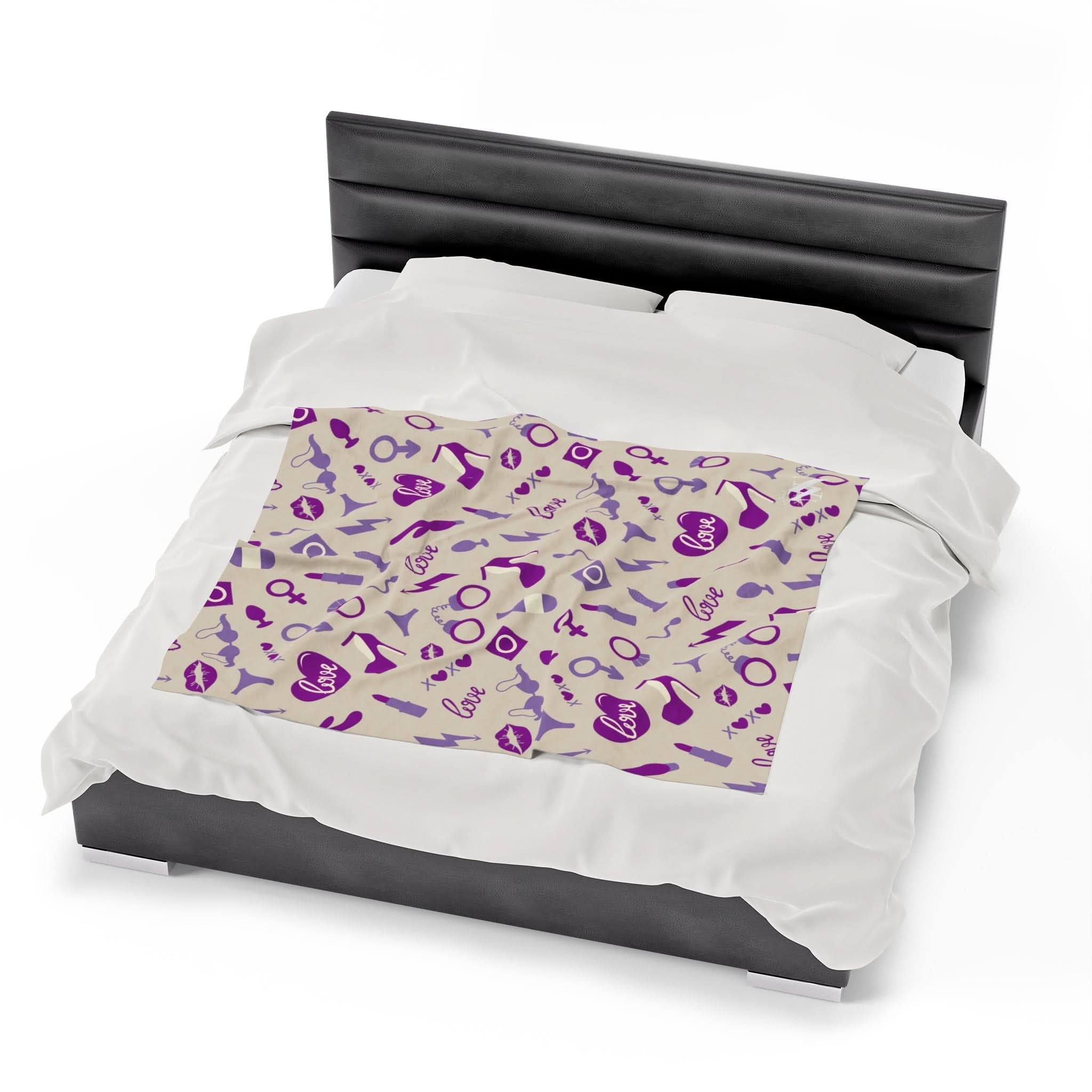 Purple Sex Toys | Mix & Match Fun-Flirty Lovers’ Blankets