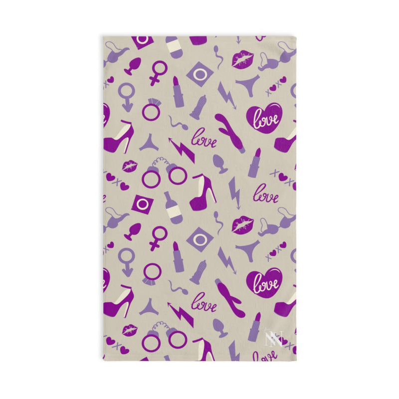 Purple Sex Toys | Mix & Match Original Fun-Flirty Lovers’ Towels