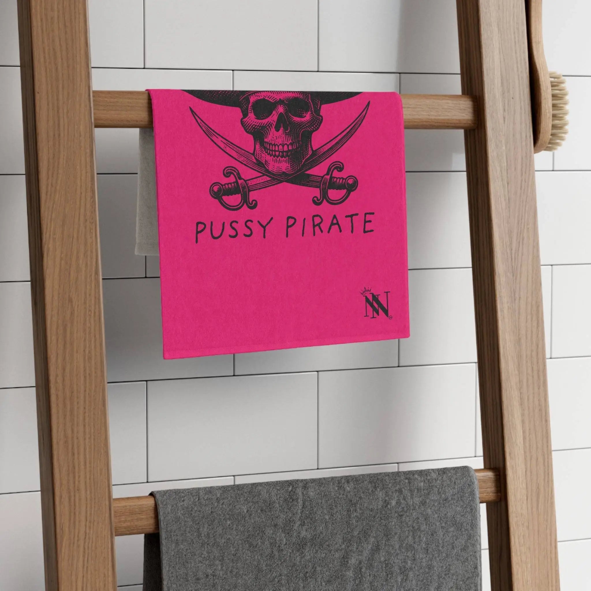 Pussy Pirate Pink Mix & Match Soft Sex Towels | Naughty Lovers’ Gifts