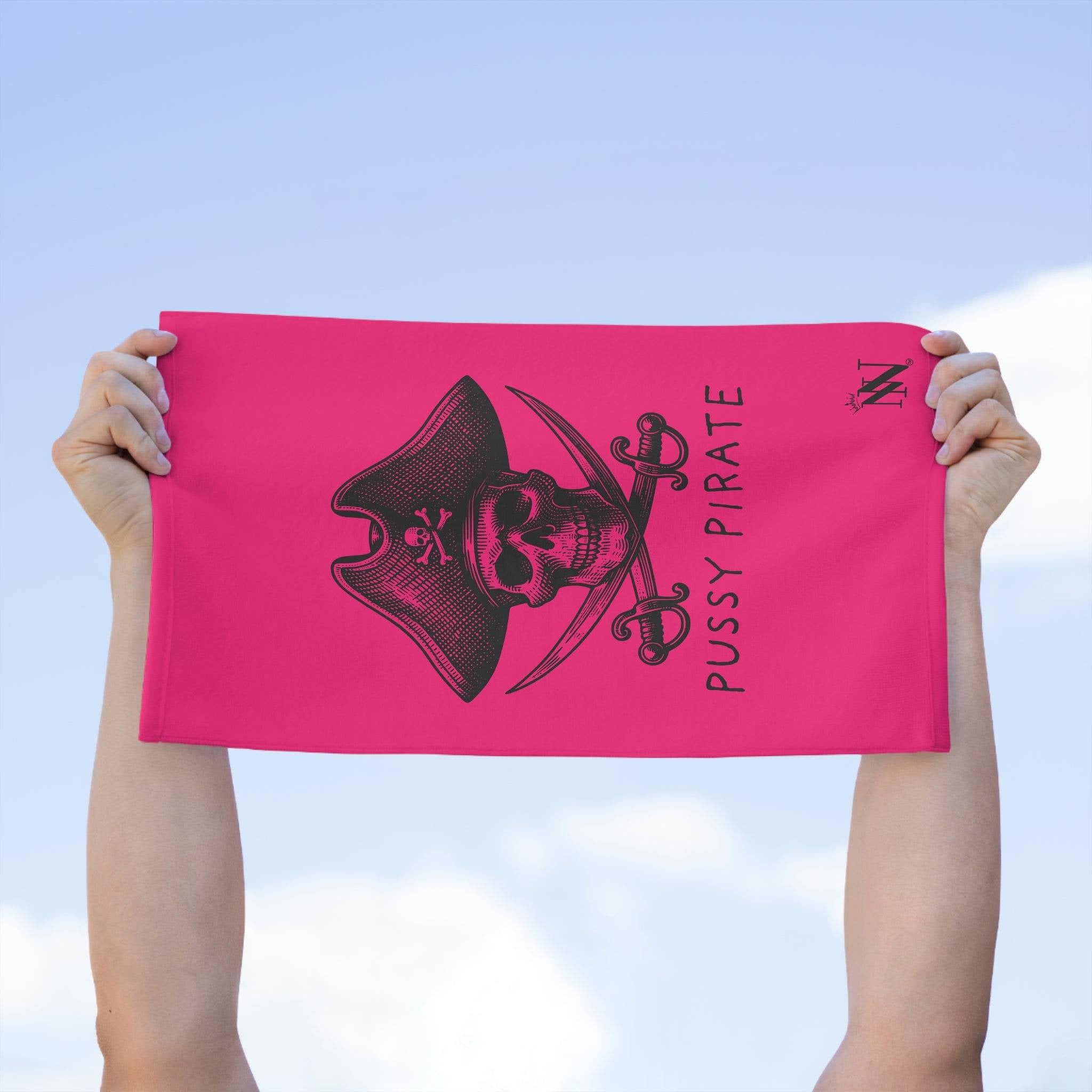 Pussy Pirate Pink Mix & Match Soft Sex Towels | Naughty Lovers’ Gifts