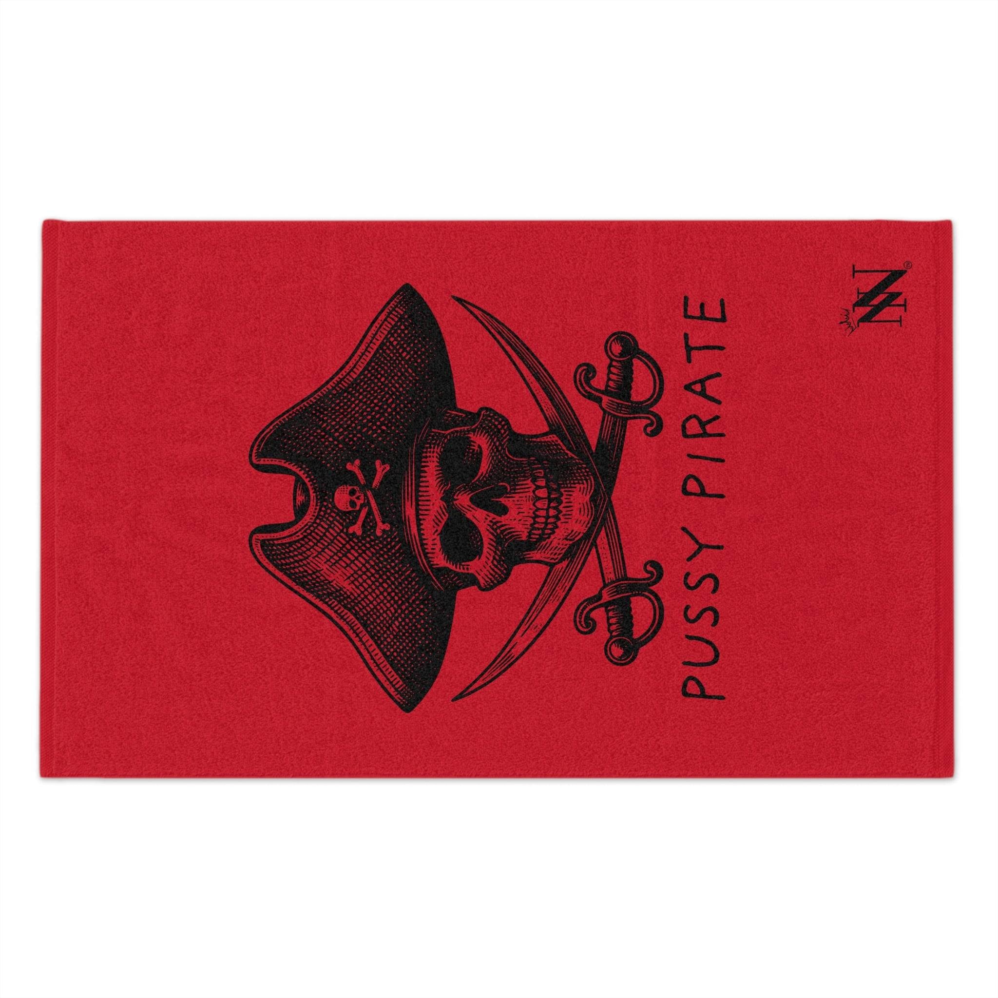 Pussy Pirate Red Mix & Match Soft Sex Towels | Naughty Lovers’ Gifts
