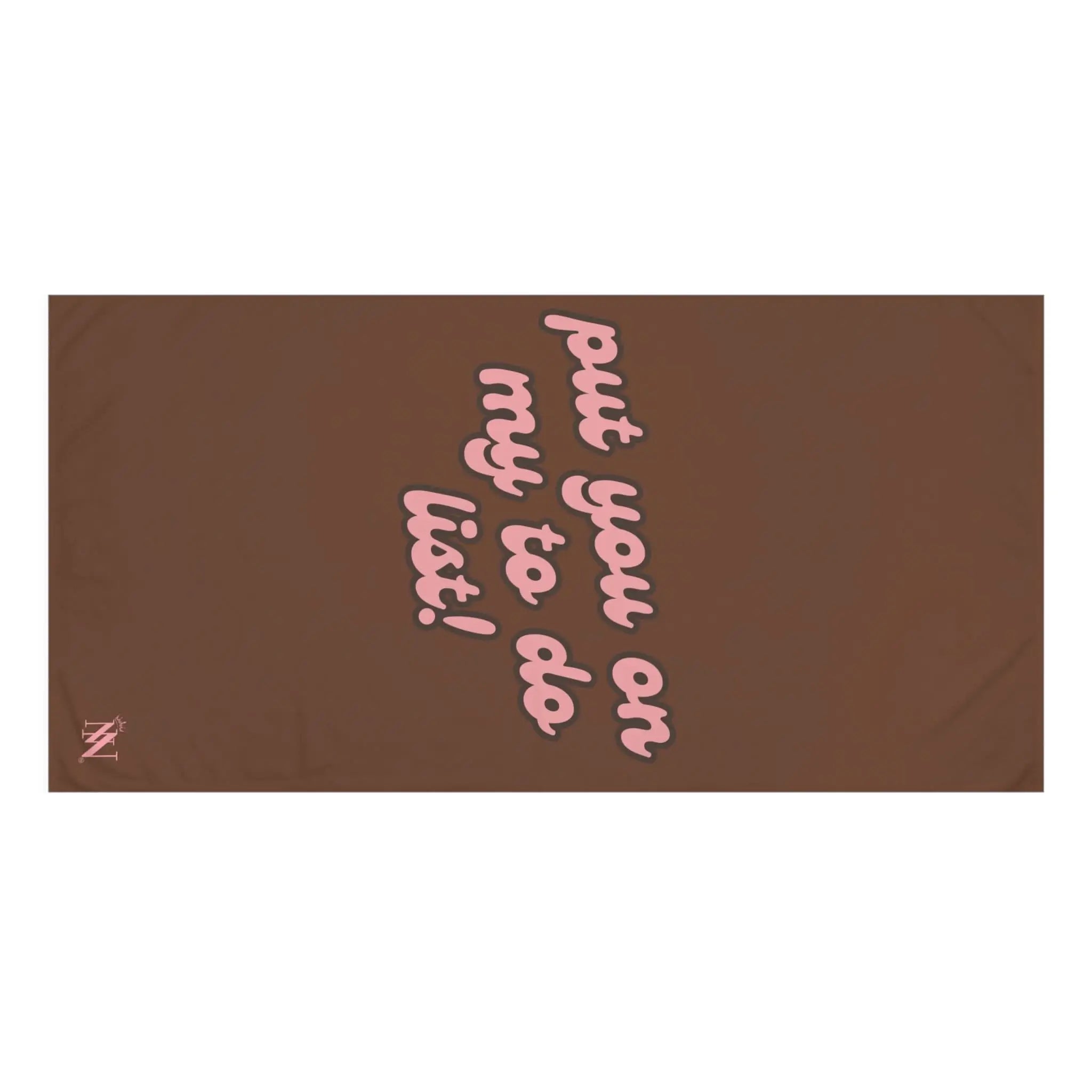 Put You on My to Do List! | Mix & Match Naughty XL Fun-Flirty Lovers’ Towels
