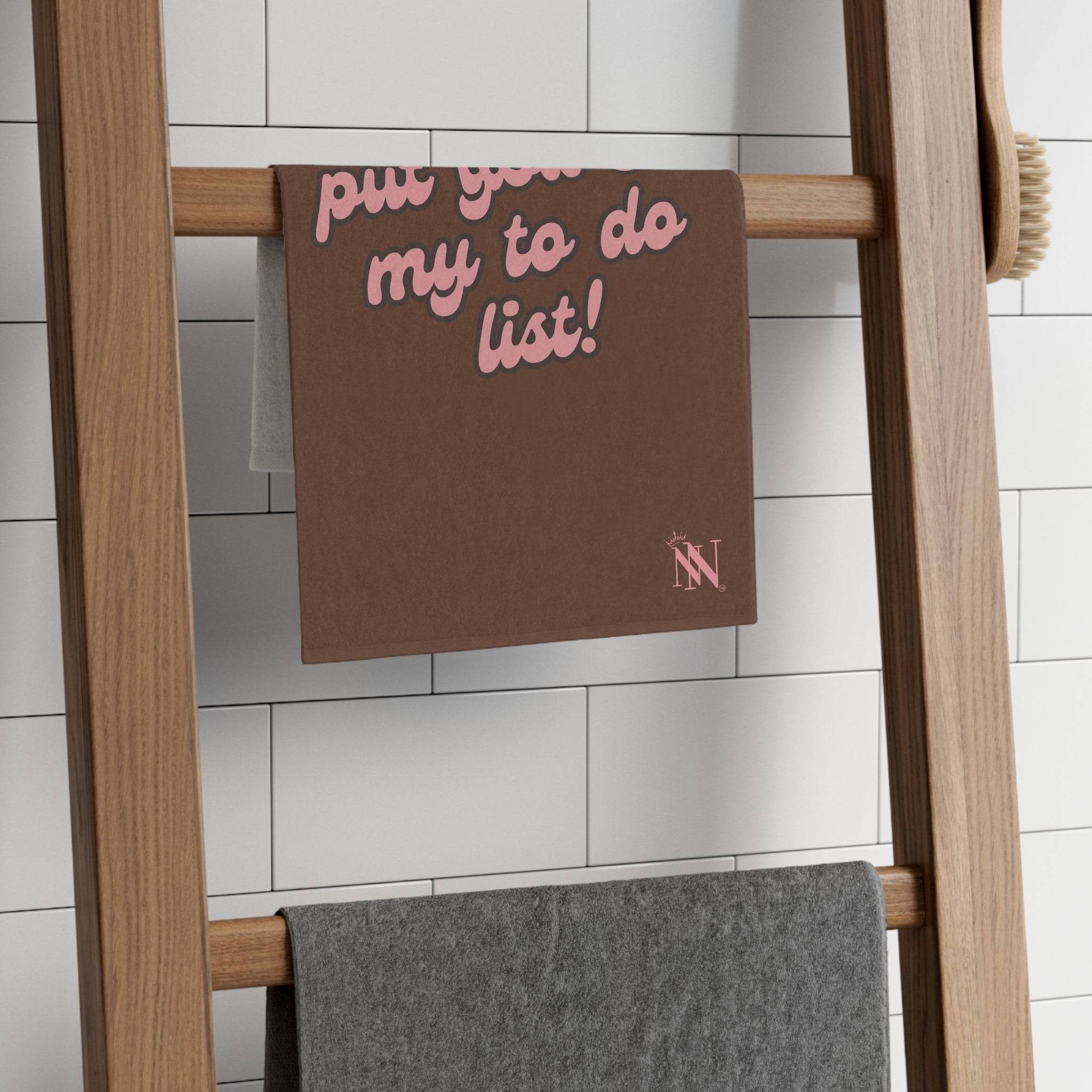 Put You on My to Do List! | Mix & Match Soft Fun-Flirty Lovers’ Towels