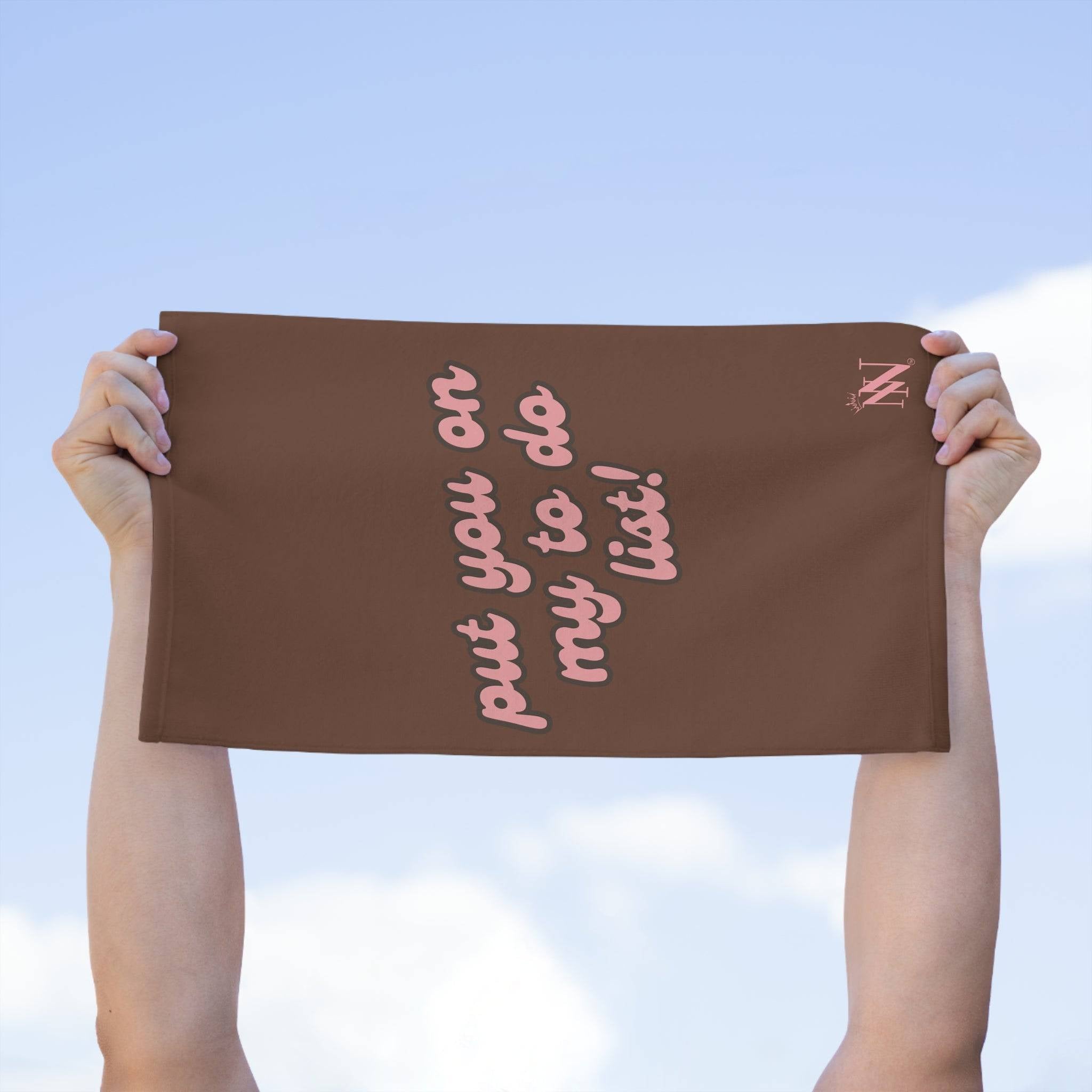 Put You on My to Do List! | Mix & Match Soft Fun-Flirty Lovers’ Towels