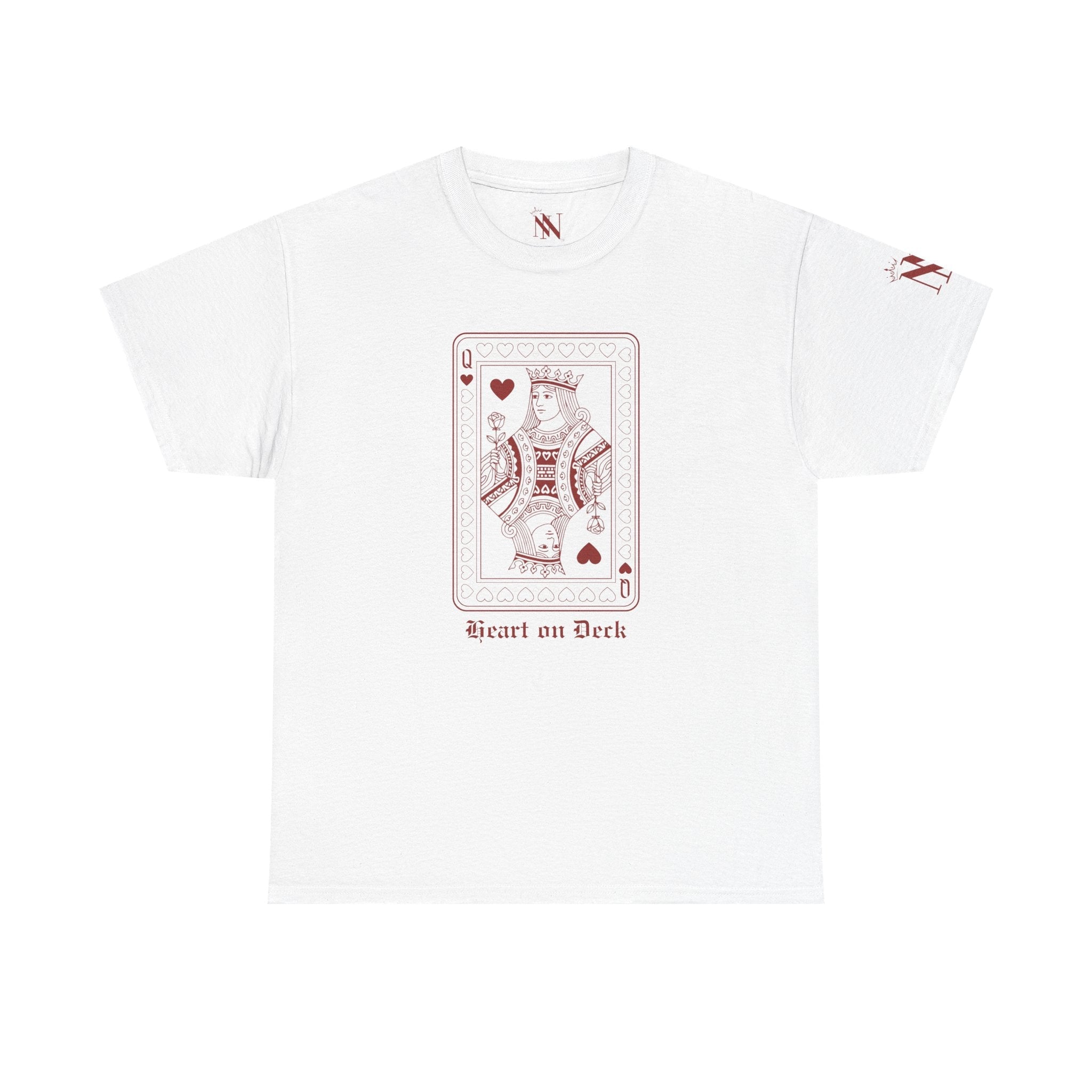 Queen Heart on Deck | Mix & Match Cotton Unisex Fun-Flirty Lovers’ T-Shirts