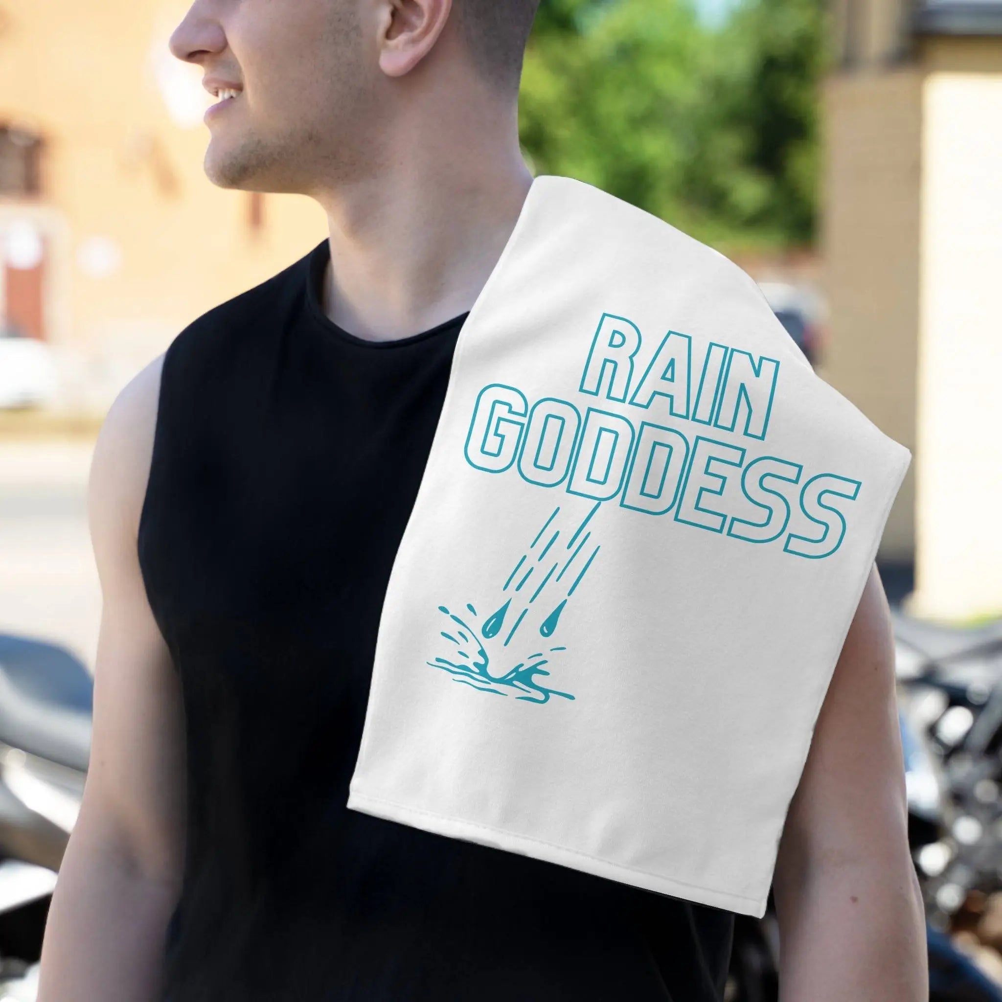 Rain Goddess White | Mix & Match Soft Fun-Flirty Lovers’ Towels