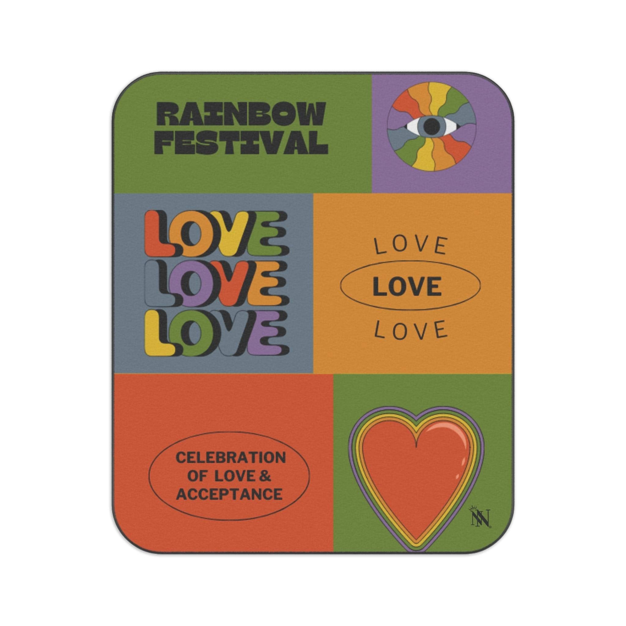 Rainbow Festival || Mix Match Fun-Flirty Lovers’ Water-Resistant Blankets