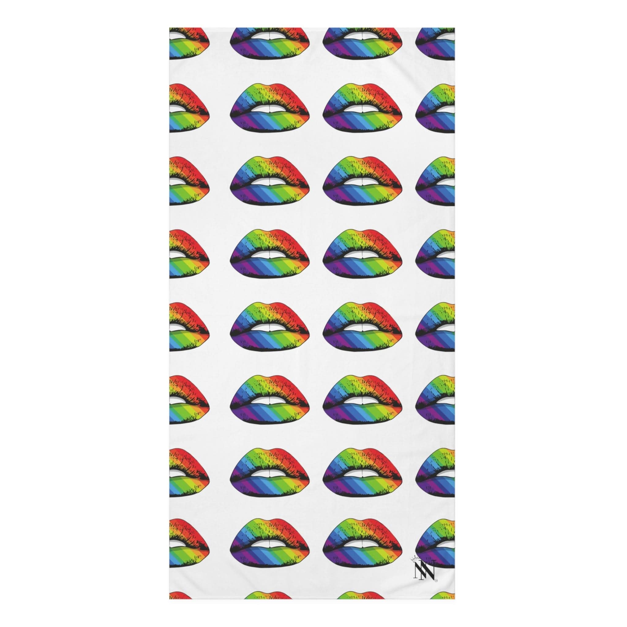Rainbow Kiss Lips | Mix & Match Naughty XL Fun-Flirty Lovers’ Towels