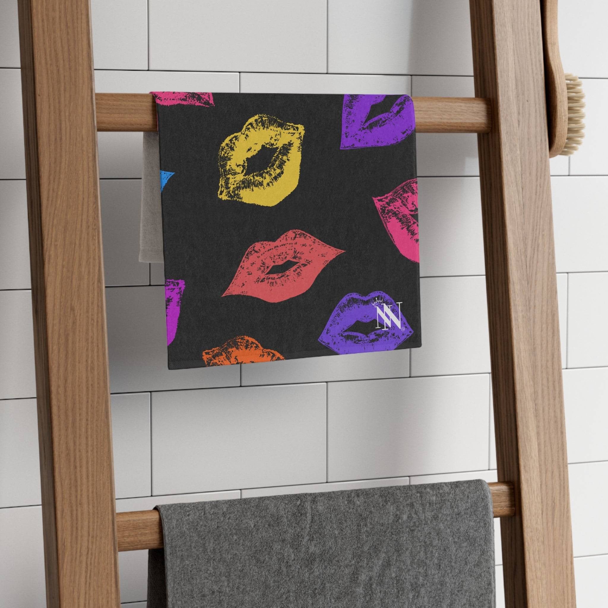 Rainbow Lips | Mix & Match Soft Fun-Flirty Lovers’ Towels