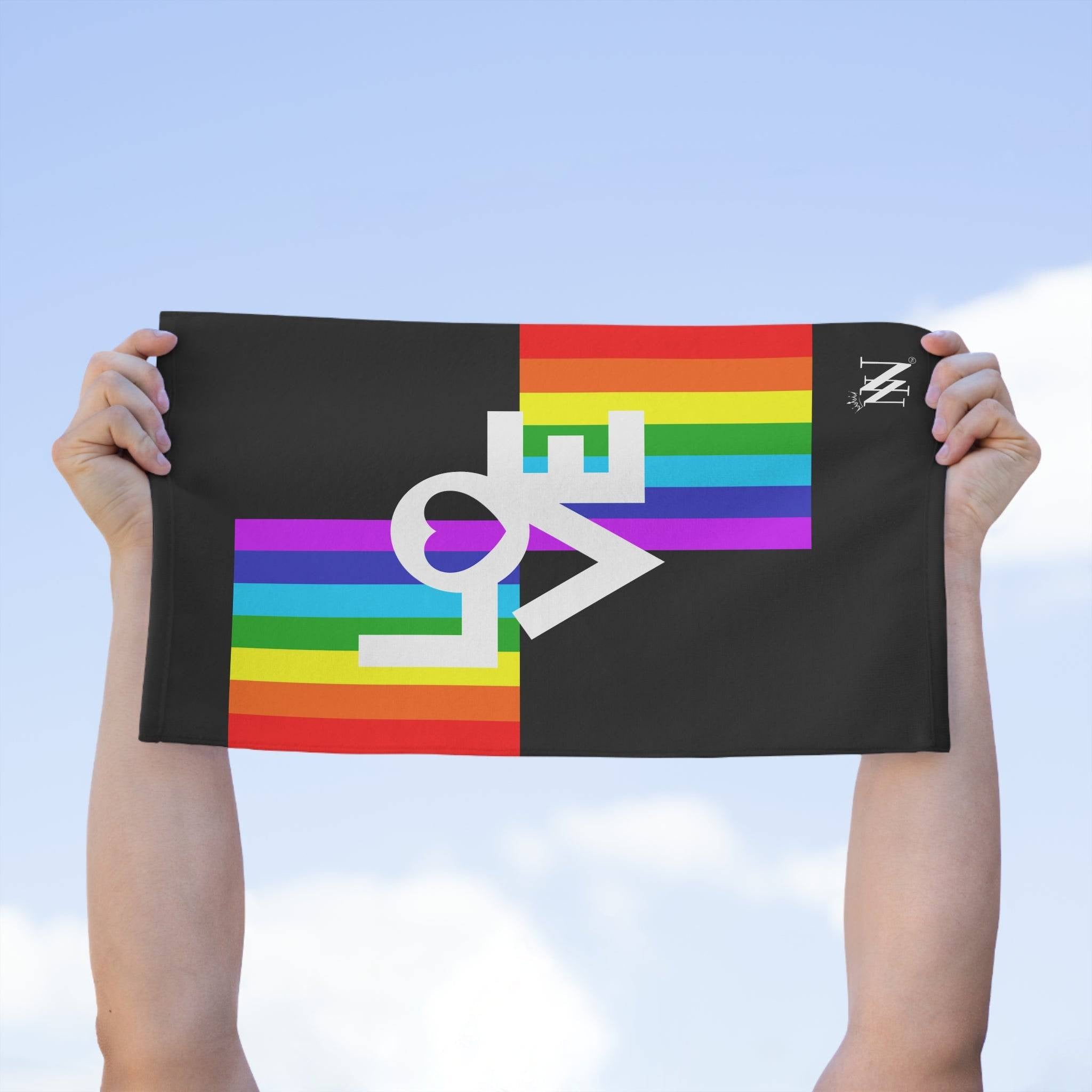 Rainbow Love | Mix & Match Soft Fun-Flirty Lovers’ Towels