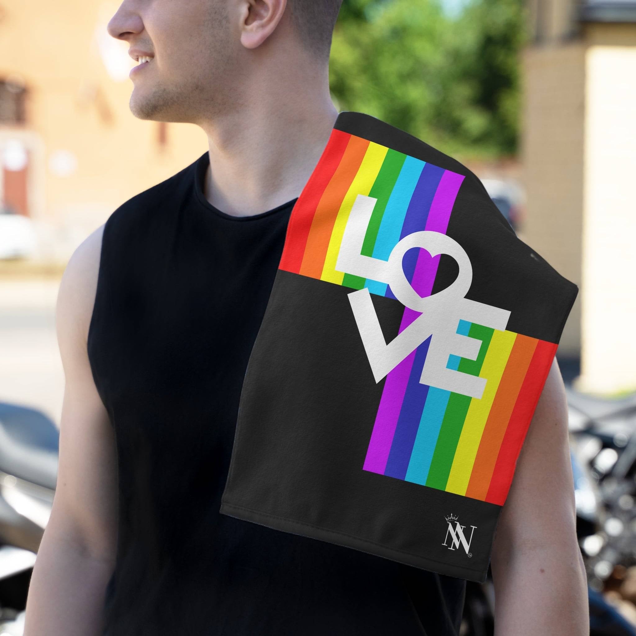 Rainbow Love | Mix & Match Soft Fun-Flirty Lovers’ Towels