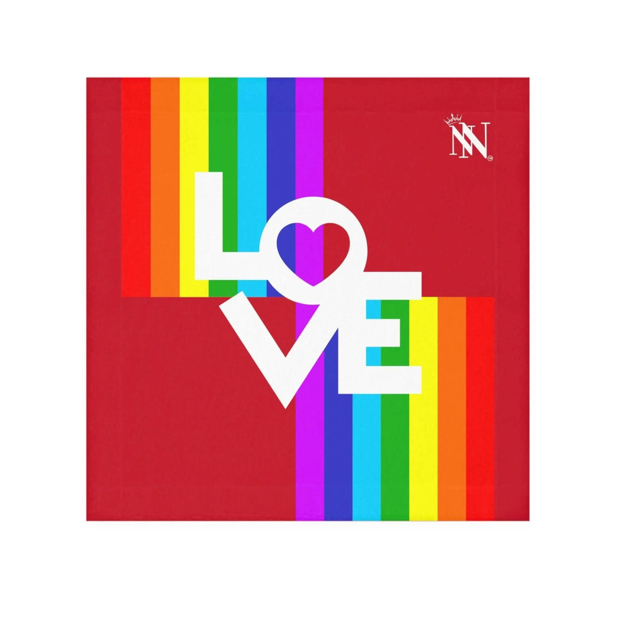 Rainbow Love Red | Mix & Match Lils’ Fun-Flirty Lovers’ Towels