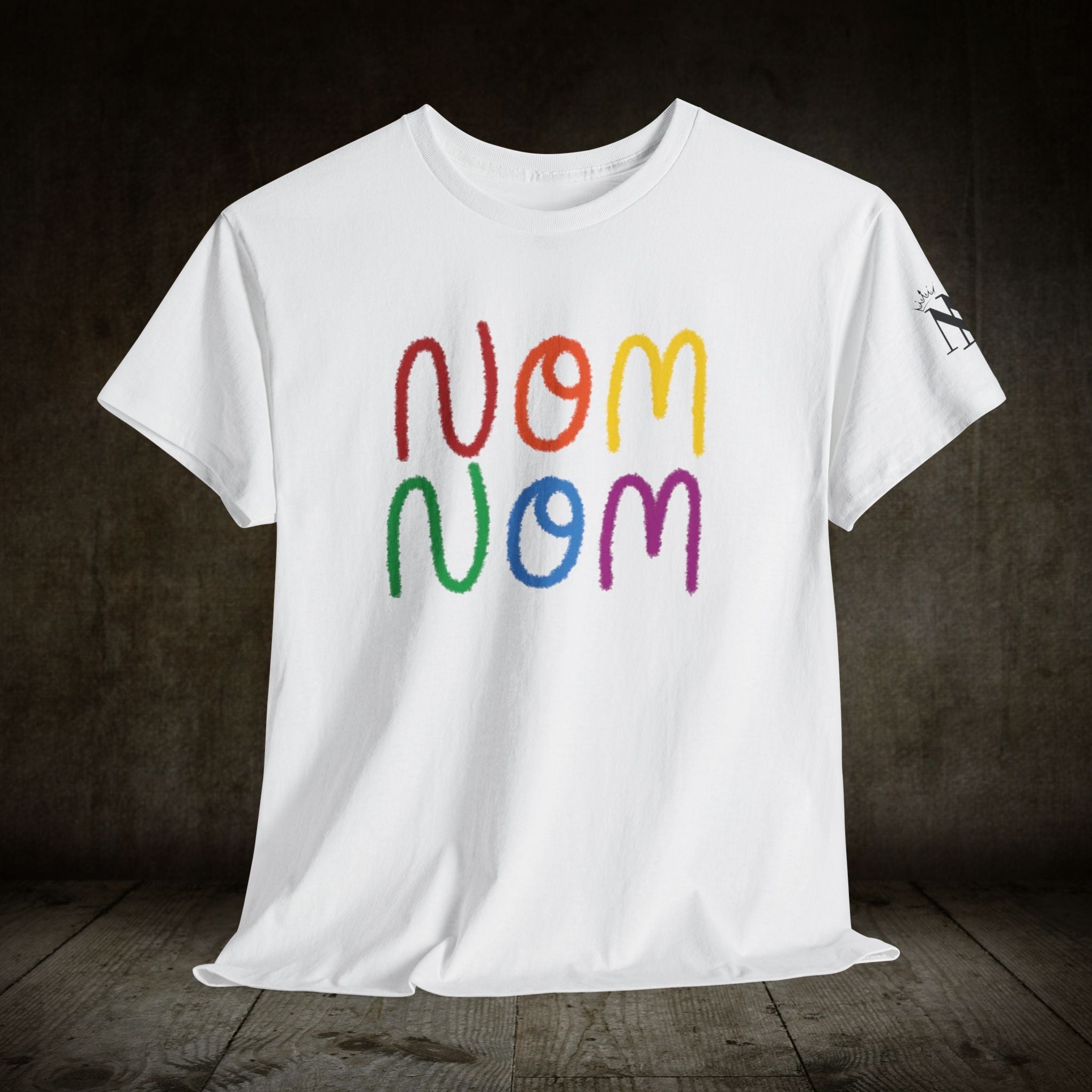 Rainbow Nom Nom | Mix & Match 100% Cotton Unisex Fun-Flirty Lovers’ Tees