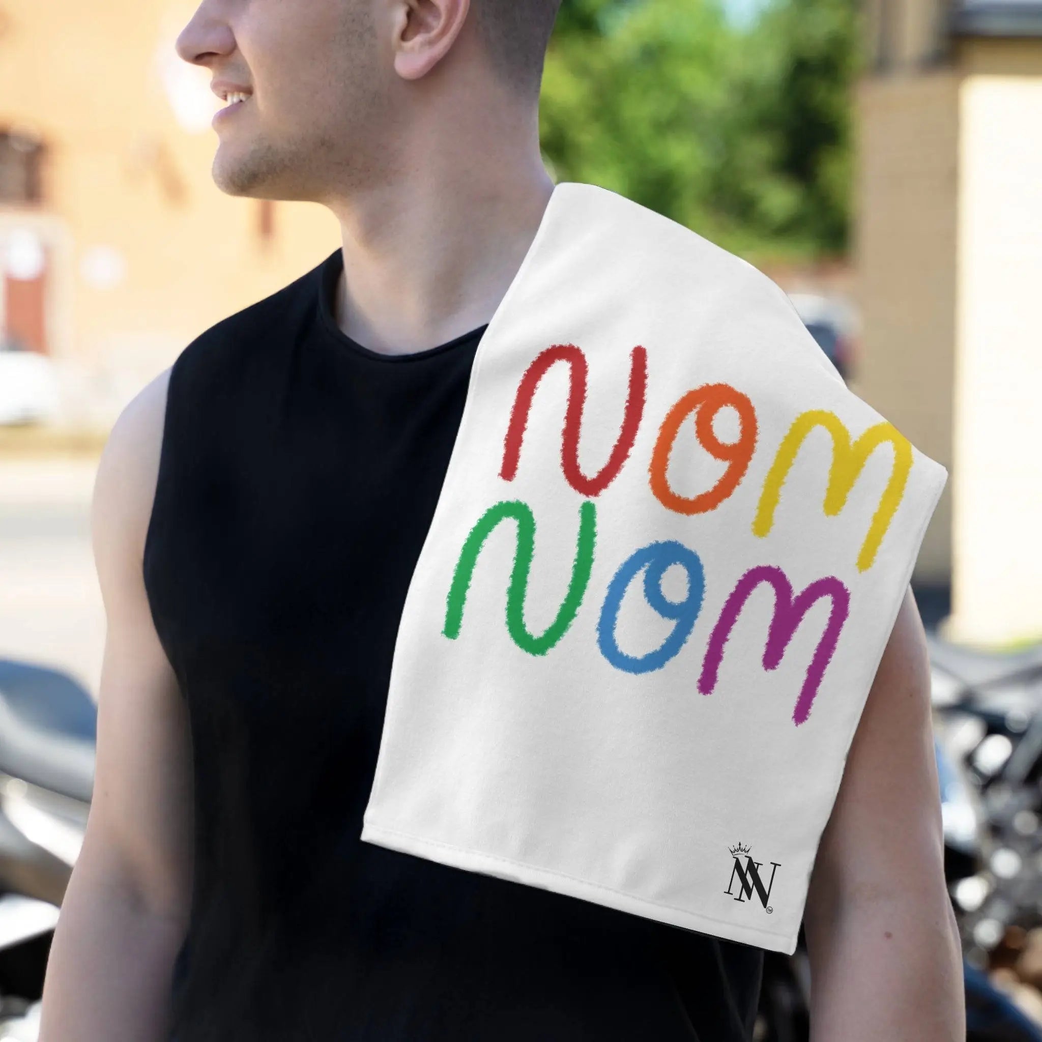 Rainbow Nom Nom | Mix & Match Soft Fun-Flirty Lovers’ Towels