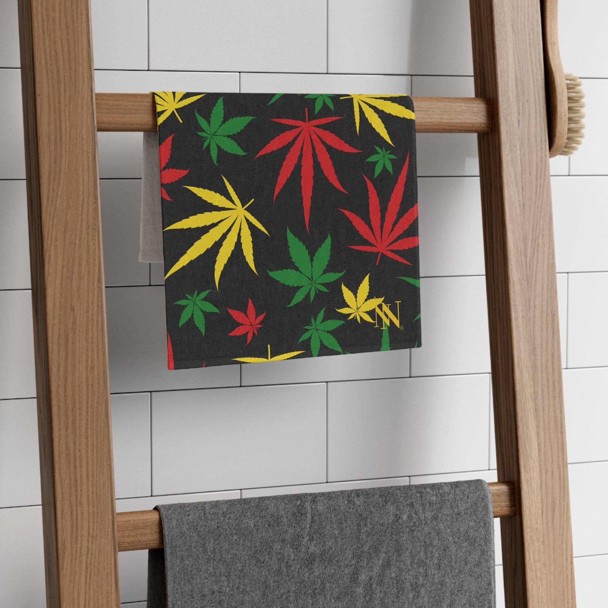Rasta Leaves | Mix & Match Soft Fun-Flirty Lovers’ Towels