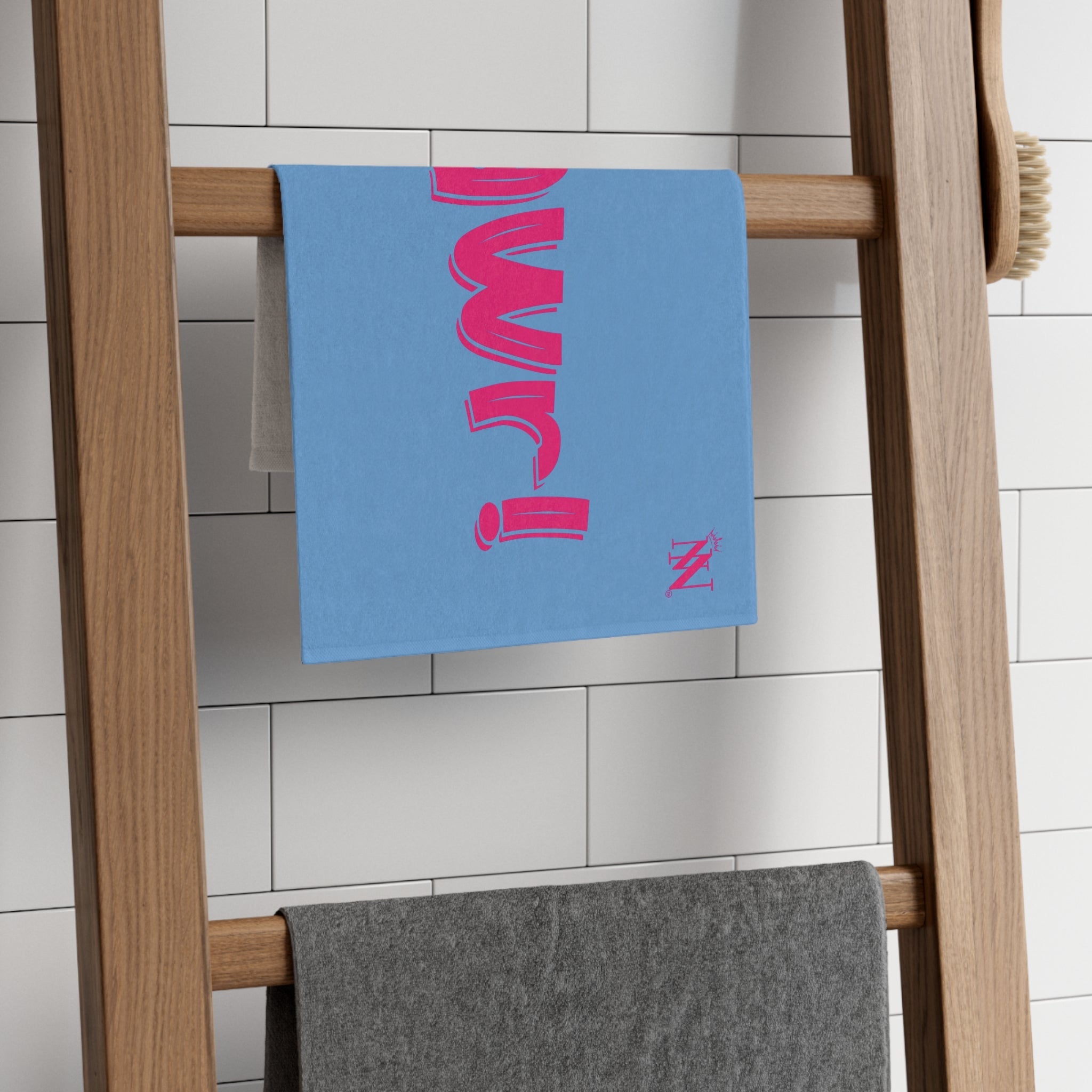 Rawr! Light Blue | Mix & Match Soft Fun-Flirty Lovers’ Towels