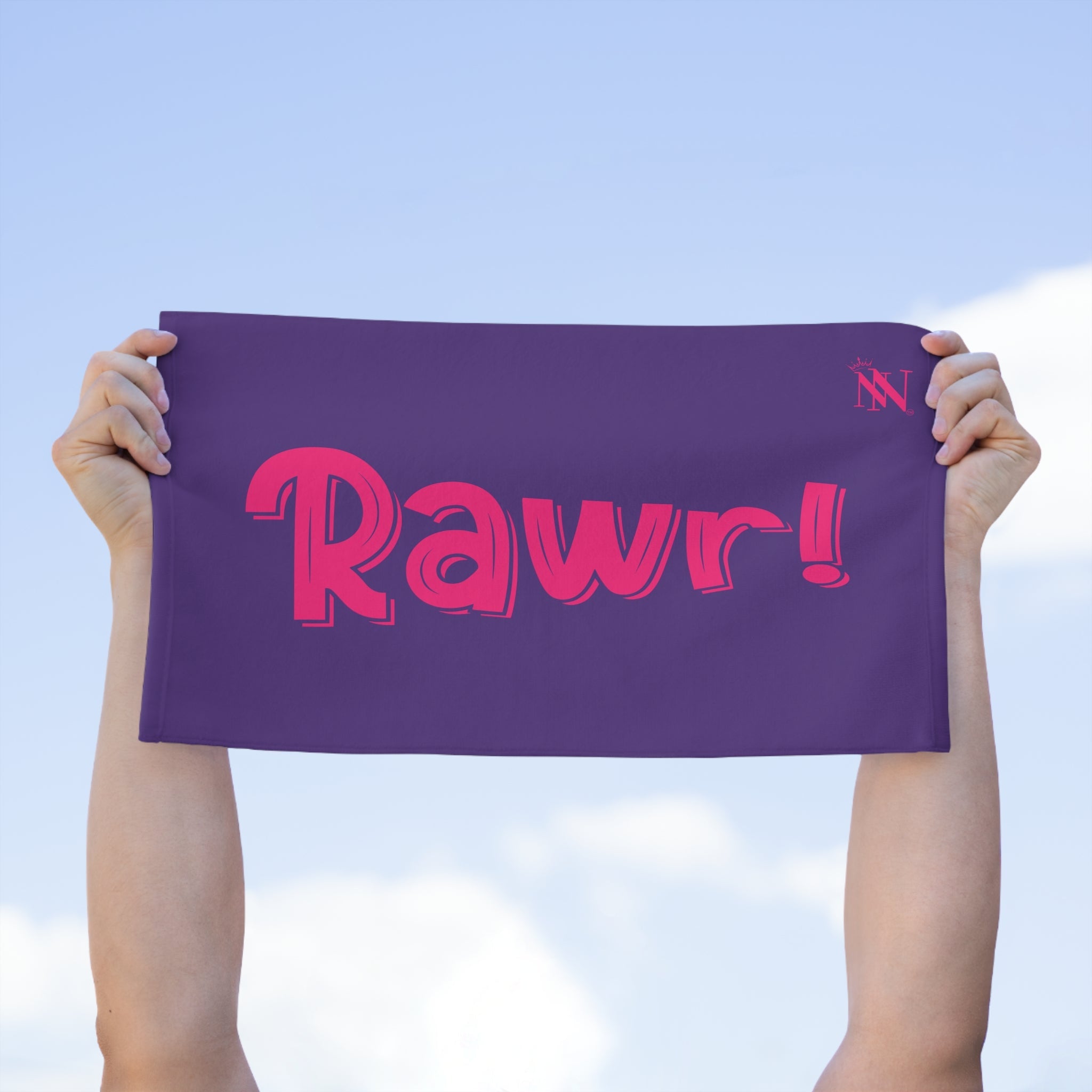 Rawr! Purple | Mix & Match Soft Fun-Flirty Lovers’ Towels