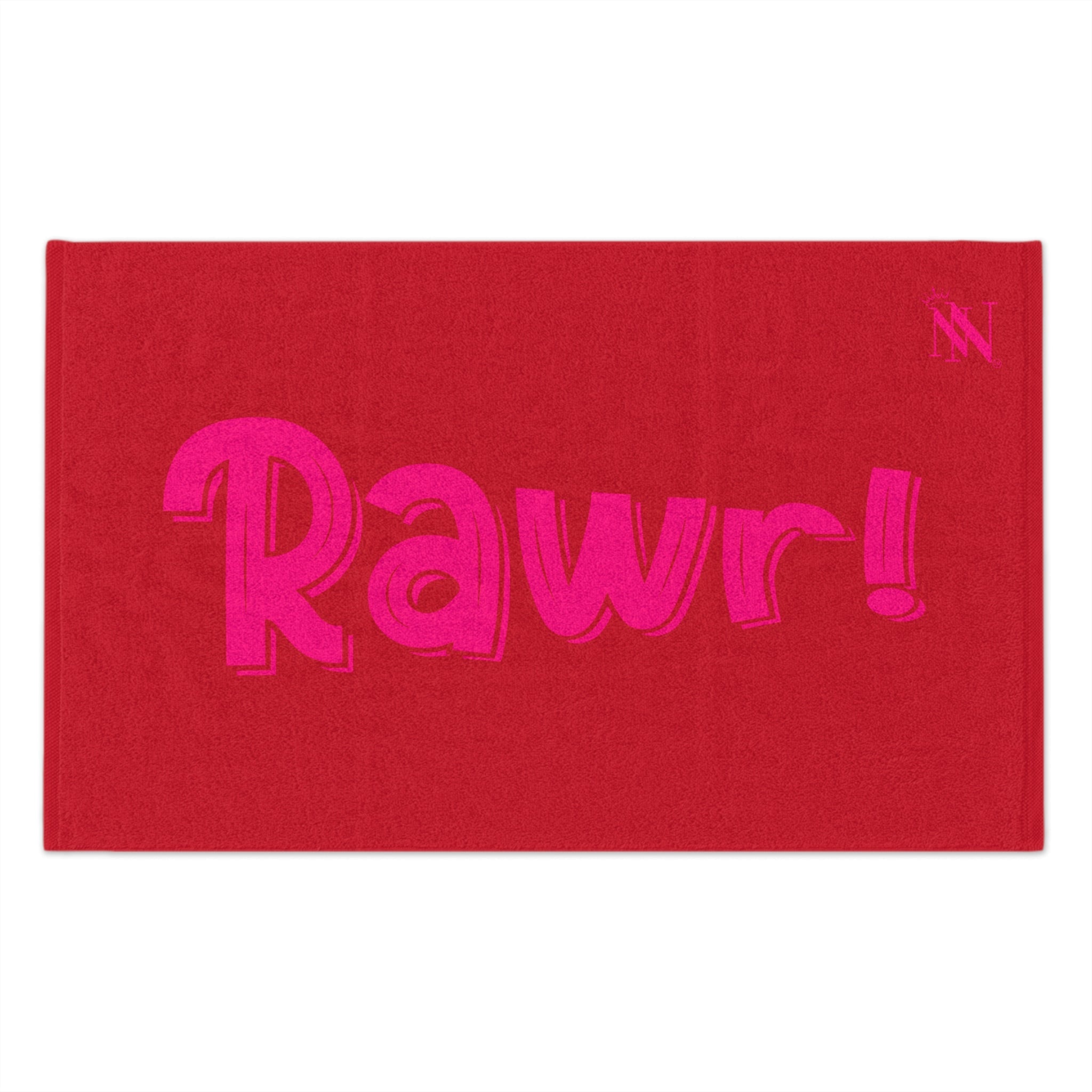Rawr! Red | Mix & Match Soft Fun-Flirty Lovers’ Towels