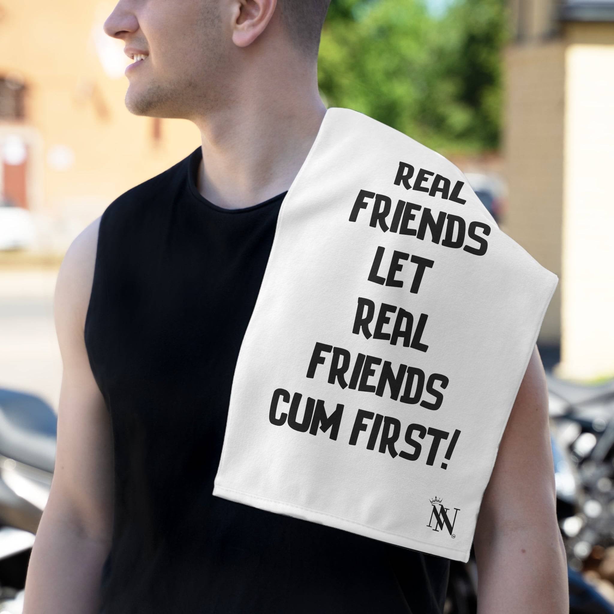 Real Friends Let Real Friends | Mix & Match Soft Fun-Flirty Lovers’ Towels