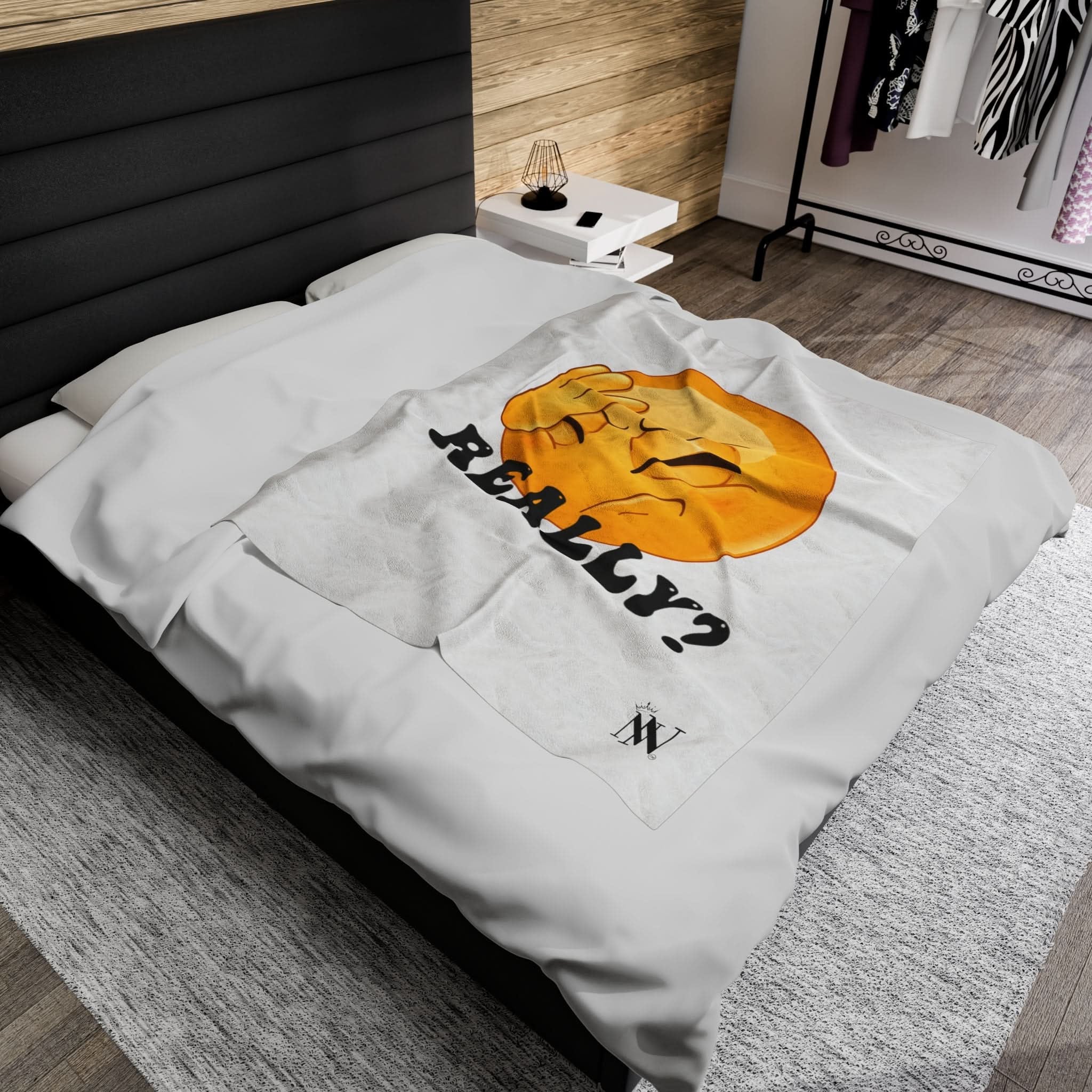 Really? Emoji | Mix & Match Fun-Flirty Lovers’ Blankets
