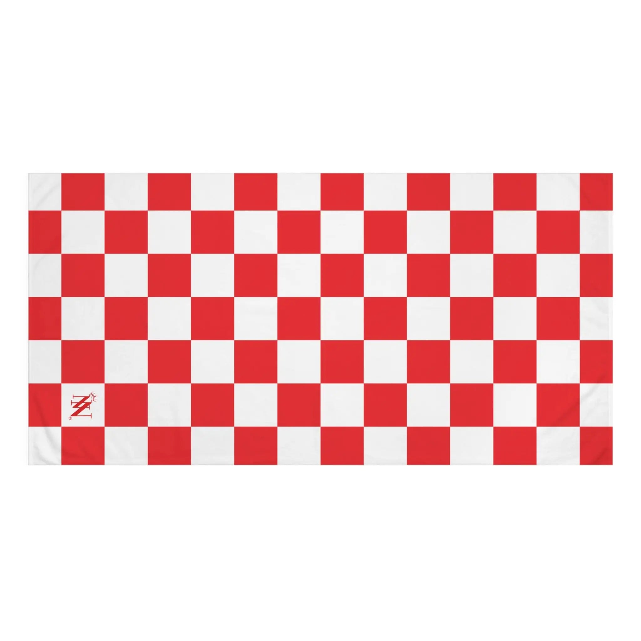Red Checkered Past | Mix & Match Naughty XL Fun-Flirty Lovers’ Towels