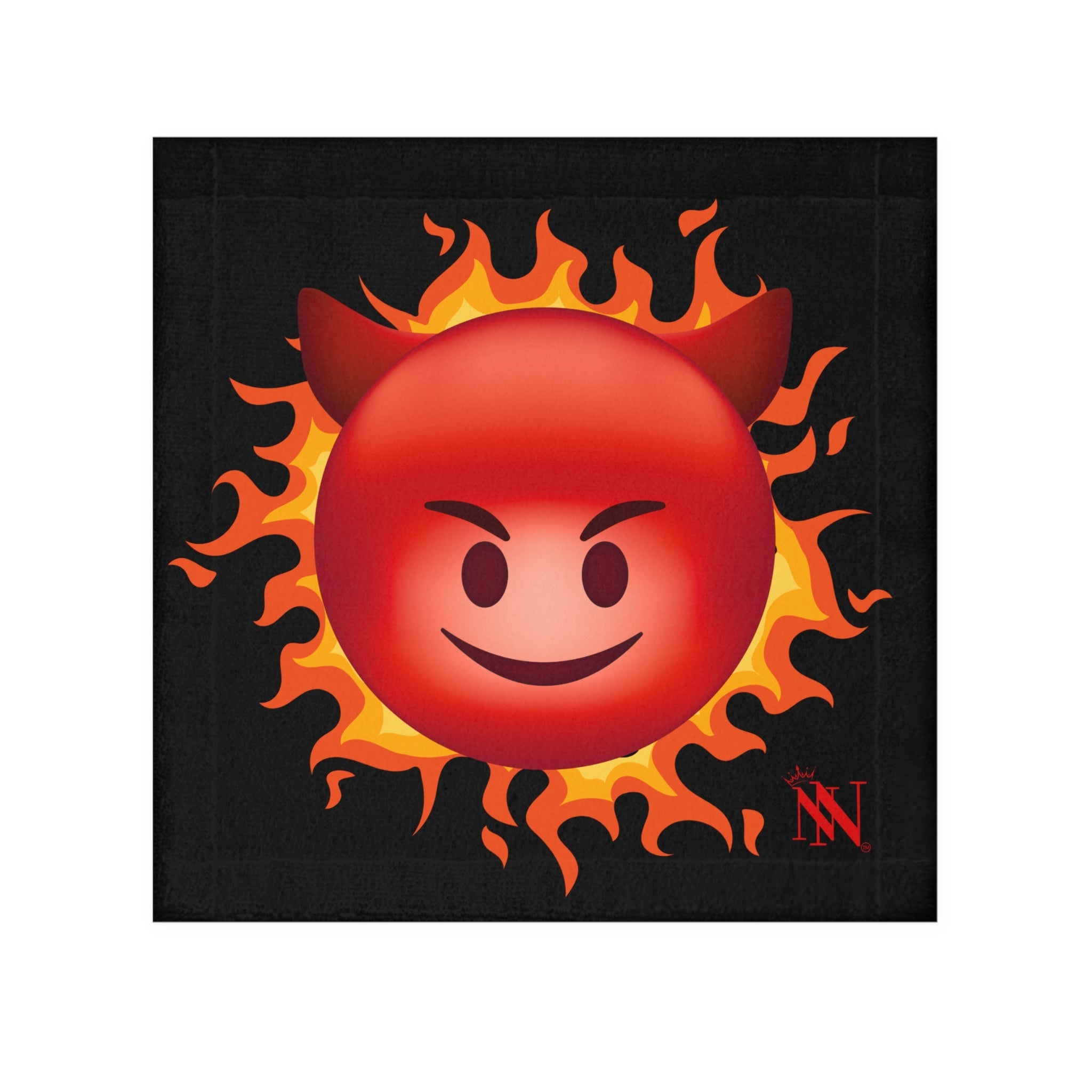 Red Hot Naughty Devil Emoji | Mix & Match Lils’ Fun-Flirty Lovers’ Towels