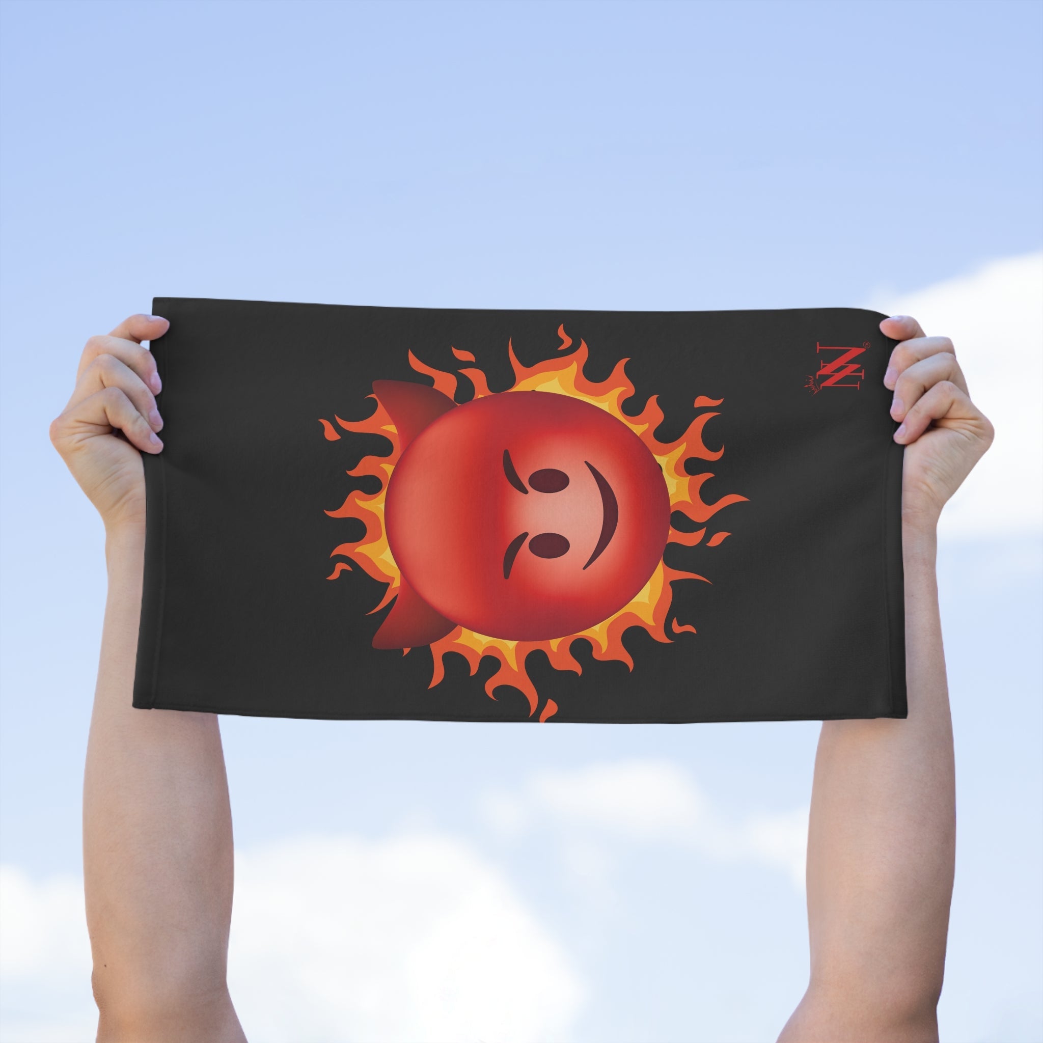 Red Hot Naughty Devil Emoji | Mix & Match Soft Fun-Flirty Lovers’ Towels