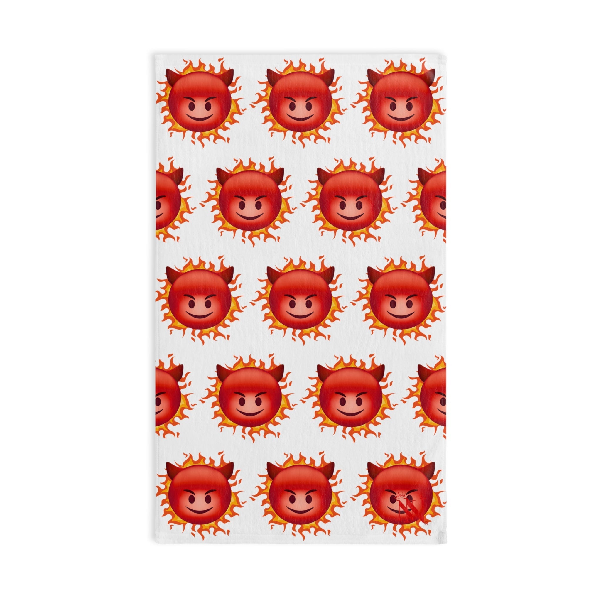 Red Hot Naughty Devil Pattern | Mix & Match Original Fun-Flirty Lovers’ Towels
