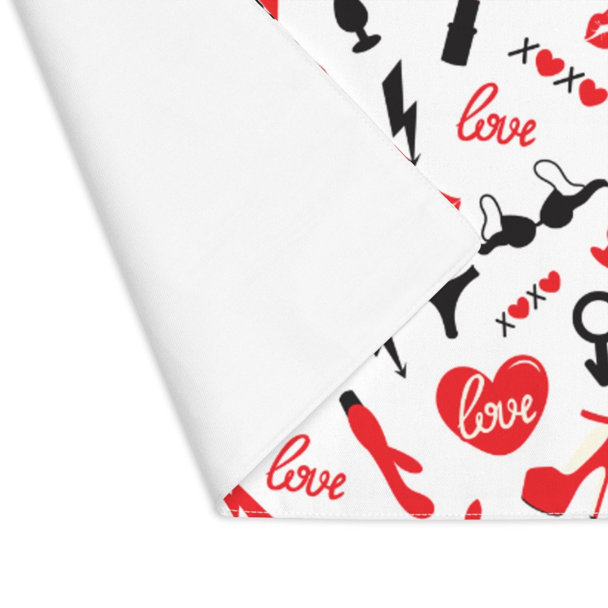 Red Sex Toy Love | Mix & Match Playful Fun-Flirty Lovers’ Toy Mats