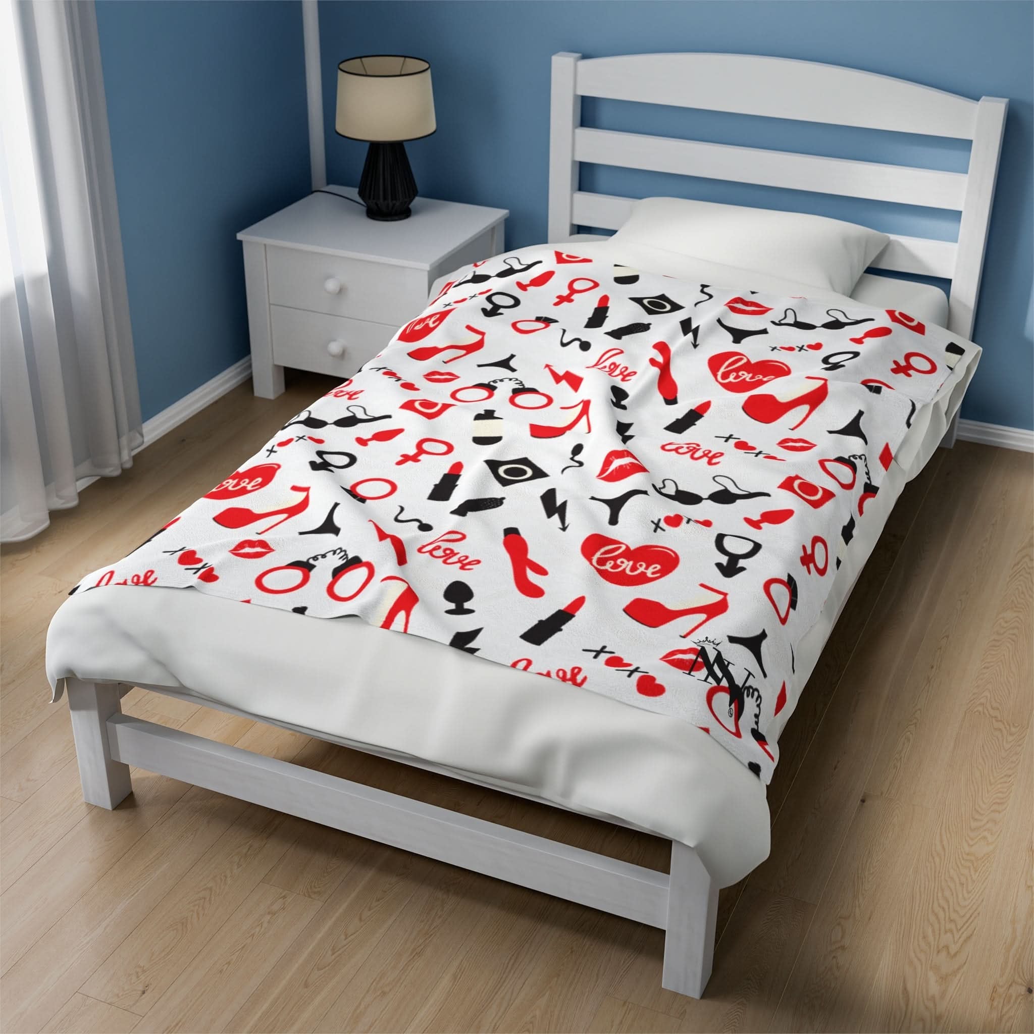 Red Sex Toy | Mix & Match Fun-Flirty Lovers’ Blankets