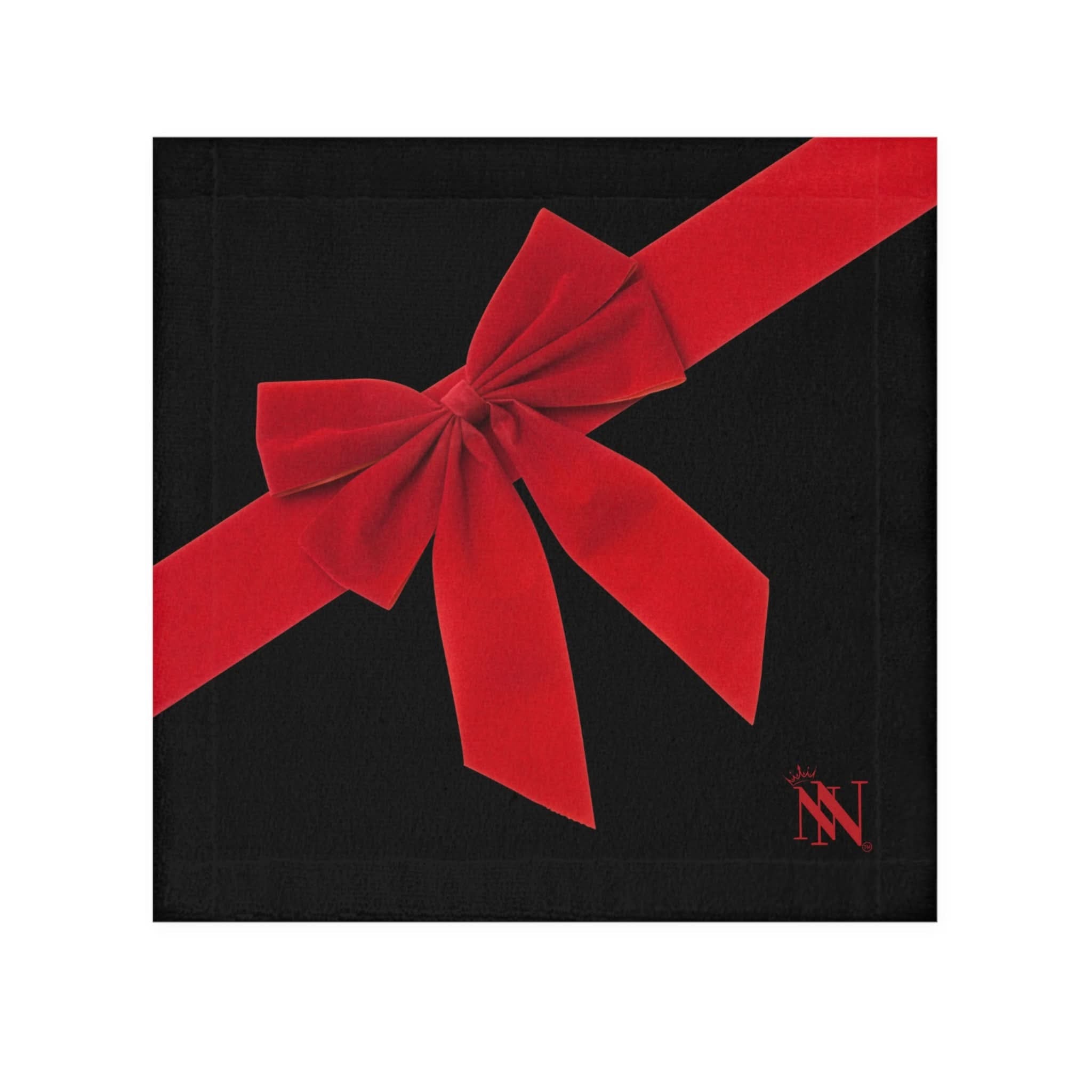 Red Velvet Gift Bow | Mix & Match Lils’ Fun-Flirty Lovers’ Towels