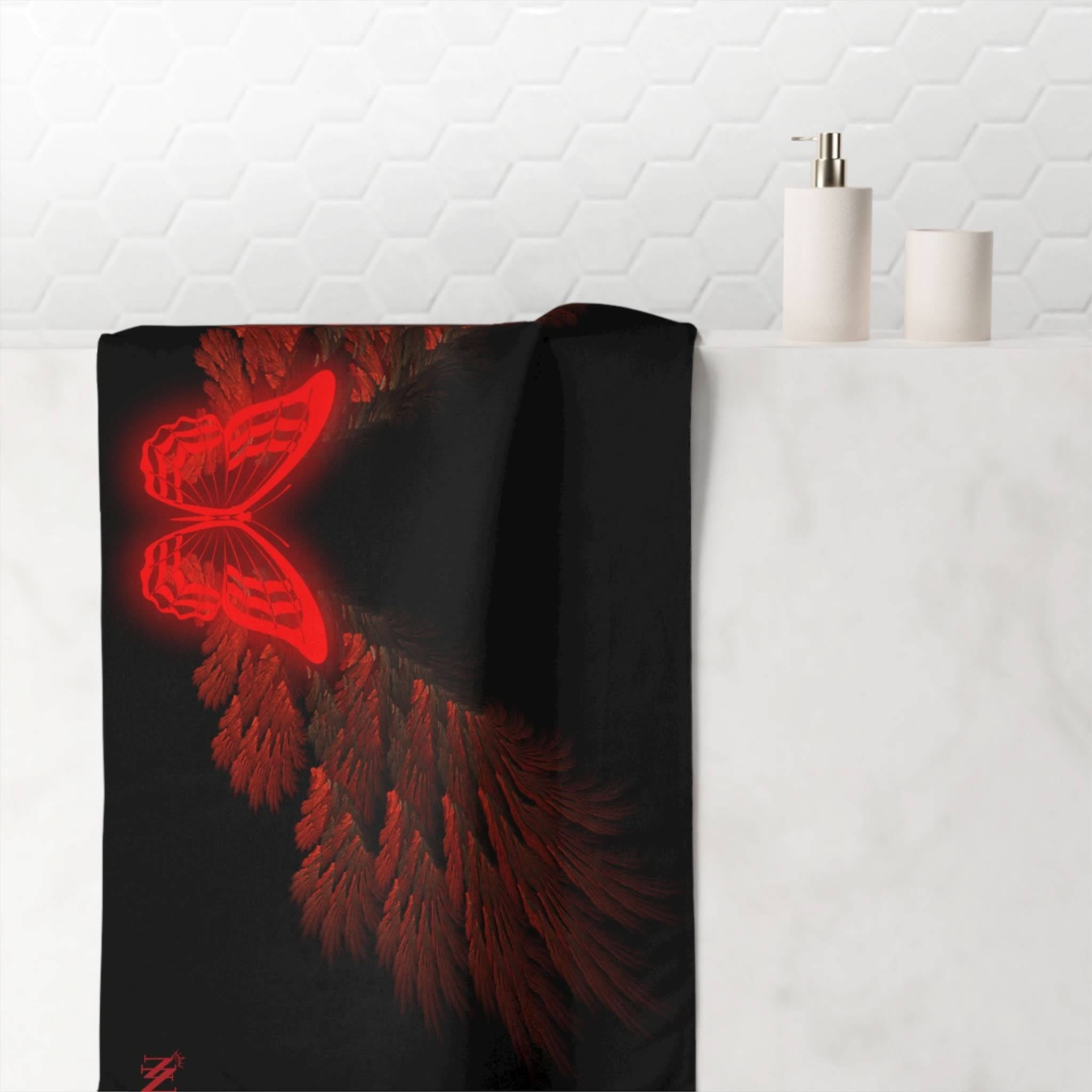 Red Wings | Mix & Match Naughty XL Fun-Flirty Lovers’ Towels