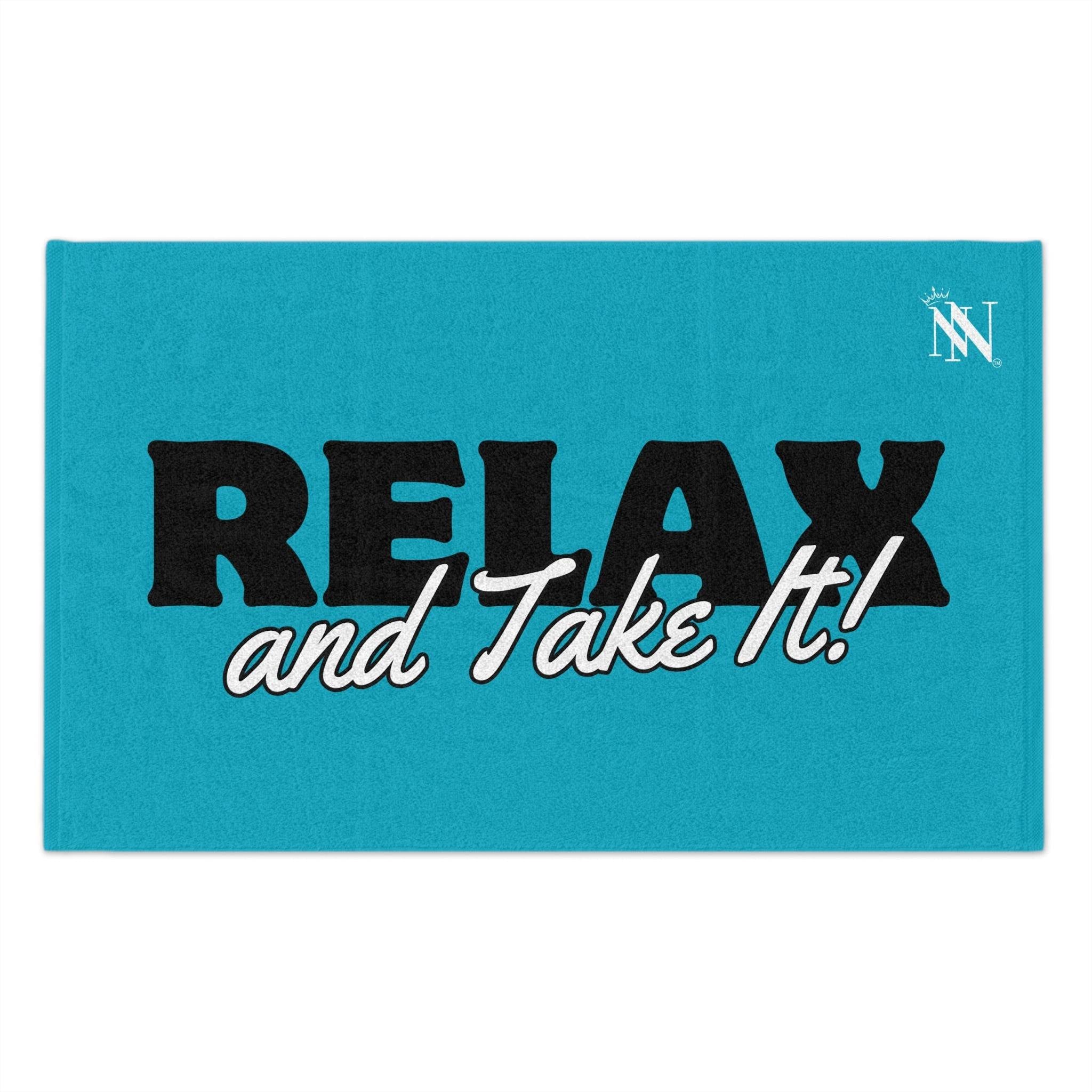 Relax and Take It! Teal Mix & Match Soft Sex Towels | Naughty Lovers’ Gifts
