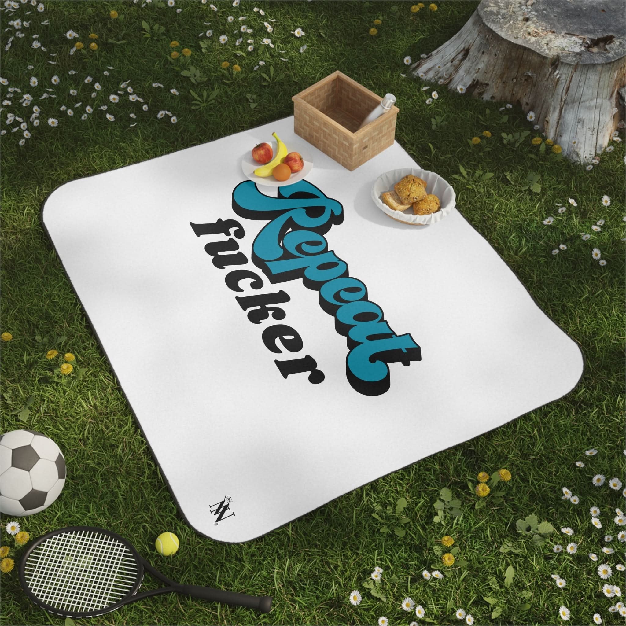 Repeat Fucker | Mix Match Fun-Flirty Lovers’ Water-Resistant Blankets