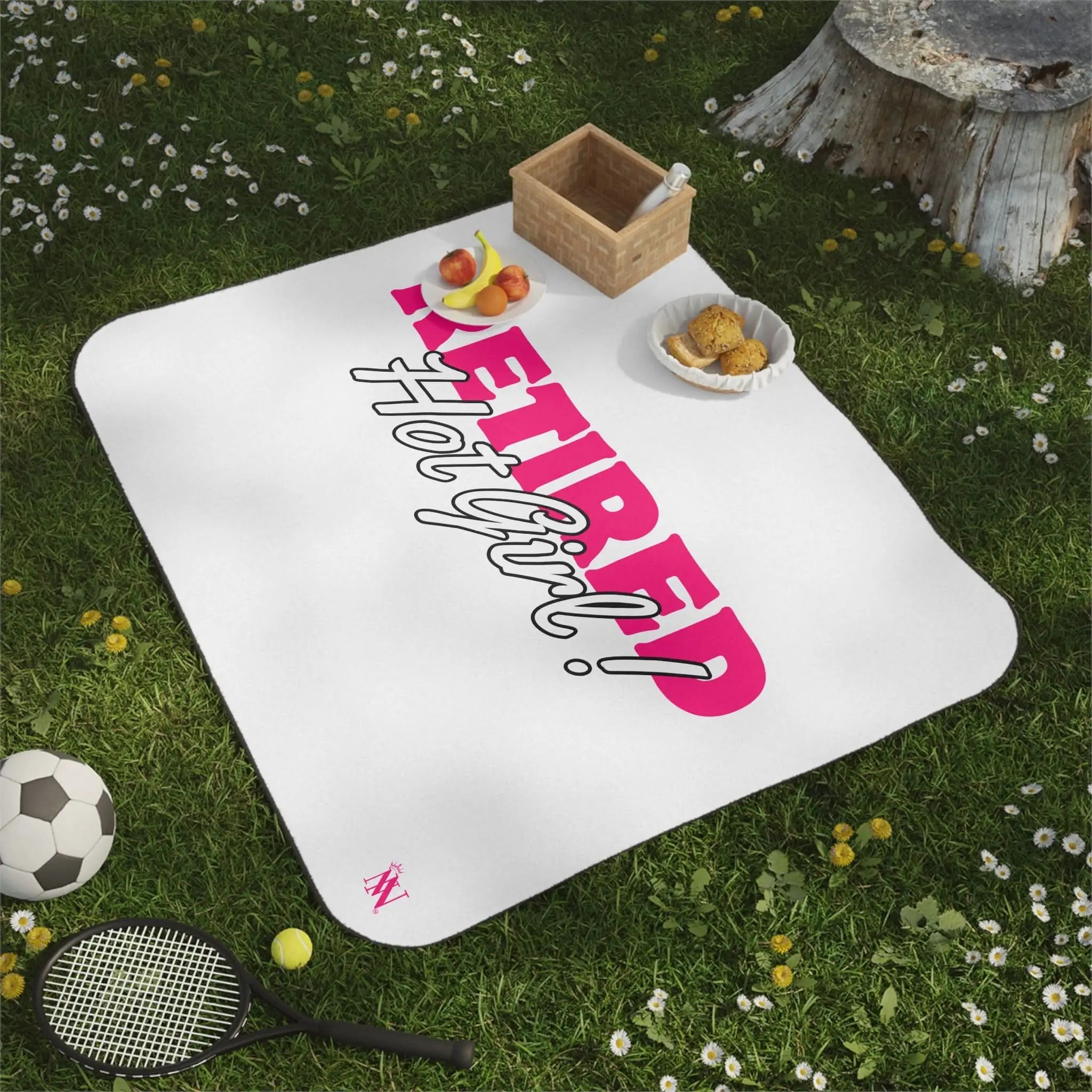 Retired Hot Girl! | Mix Match Fun-Flirty Lovers’ Water-Resistant Blankets