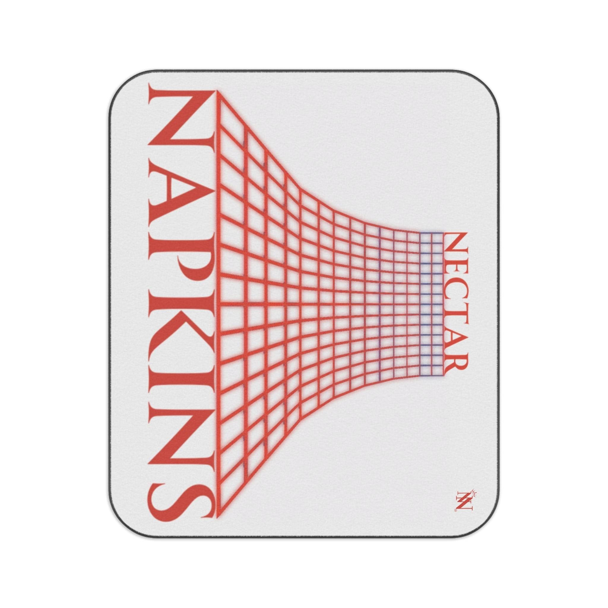 Retro Neon Grid | Mix Match Fun-Flirty Lovers’ Water-Resistant Blankets