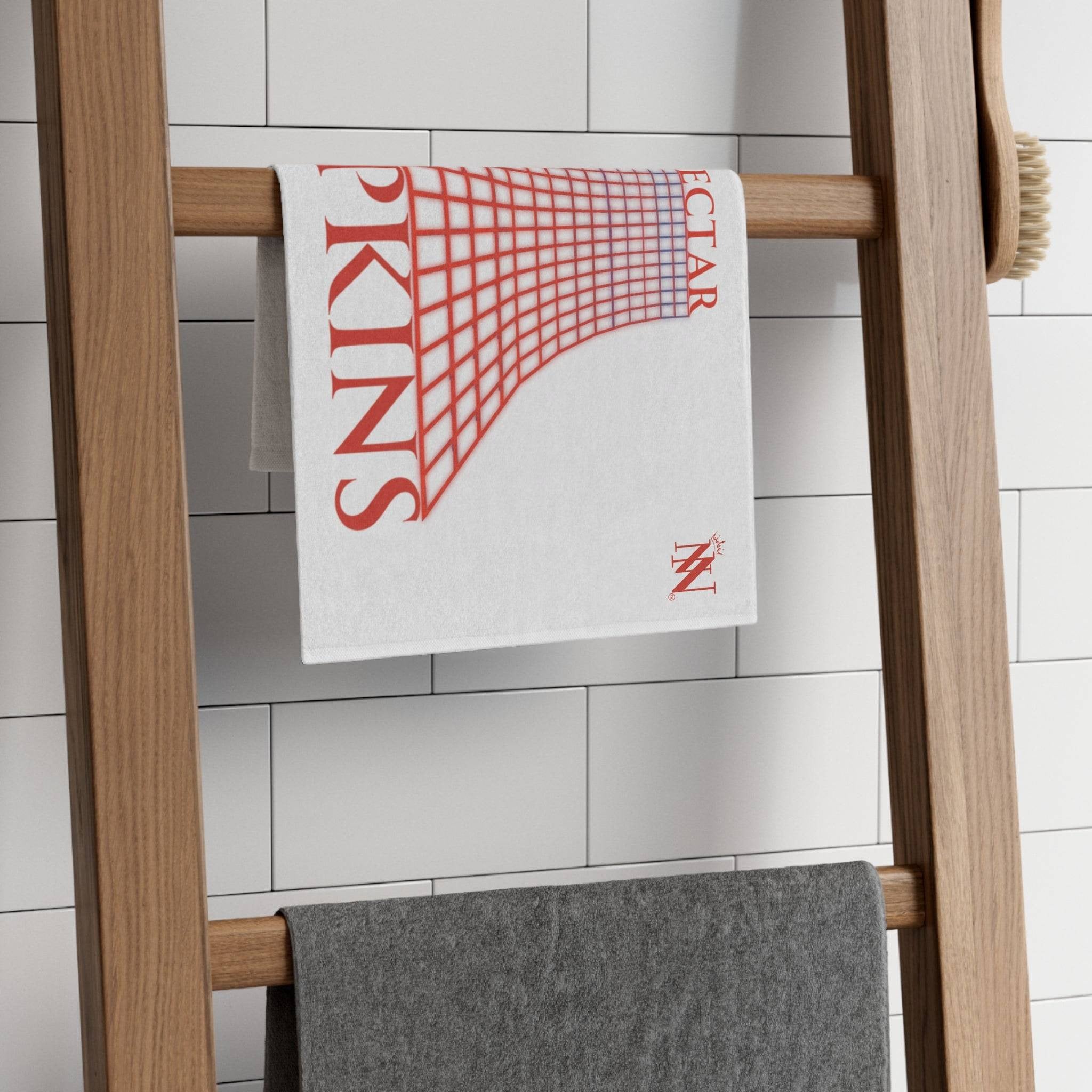 Retro Neon Grid | Mix & Match Soft Fun-Flirty Lovers’ Towels