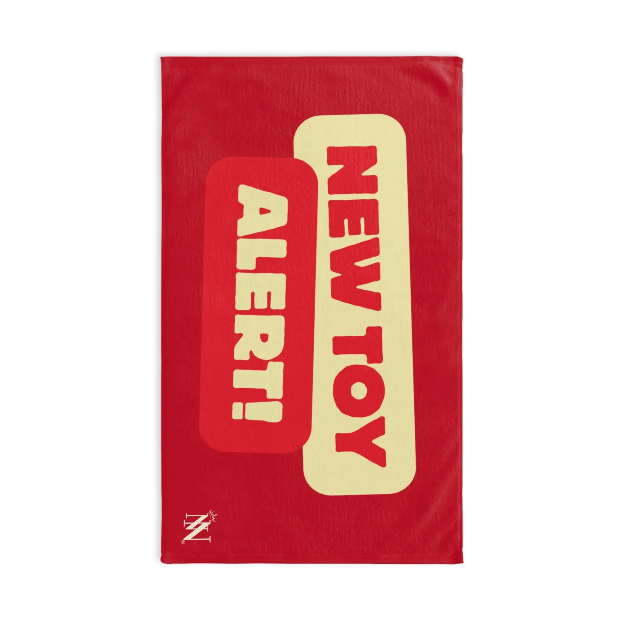 Retro New Toy Alert Red | Mix & Match Original Fun-Flirty Lovers’ Towels