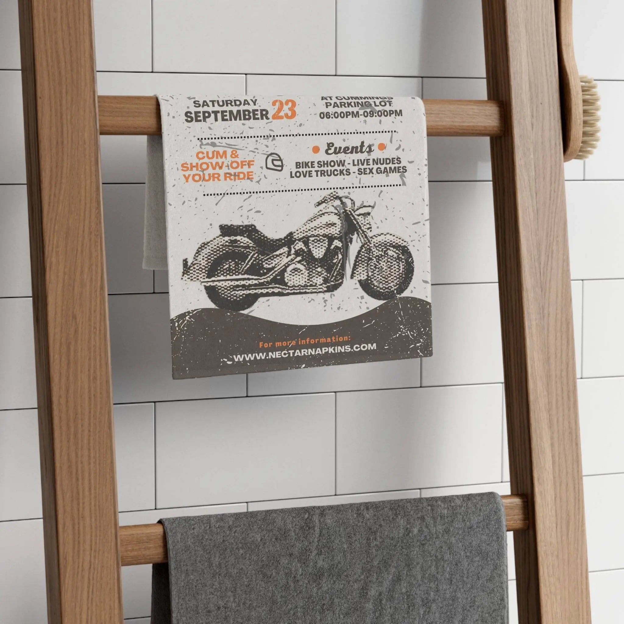 Ride Night | Mix & Match Soft Fun-Flirty Lovers’ Towels