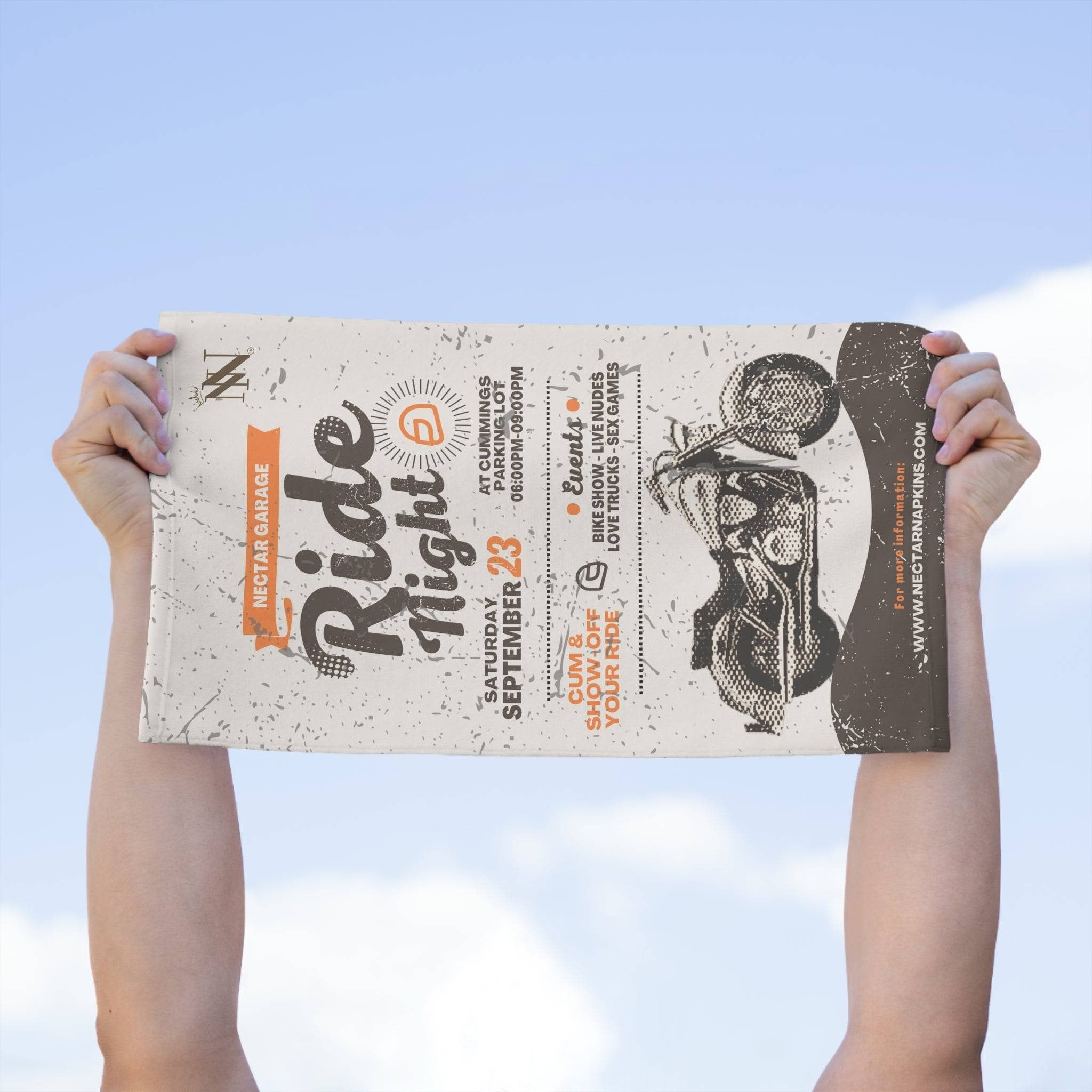 Ride Night | Mix & Match Soft Fun-Flirty Lovers’ Towels