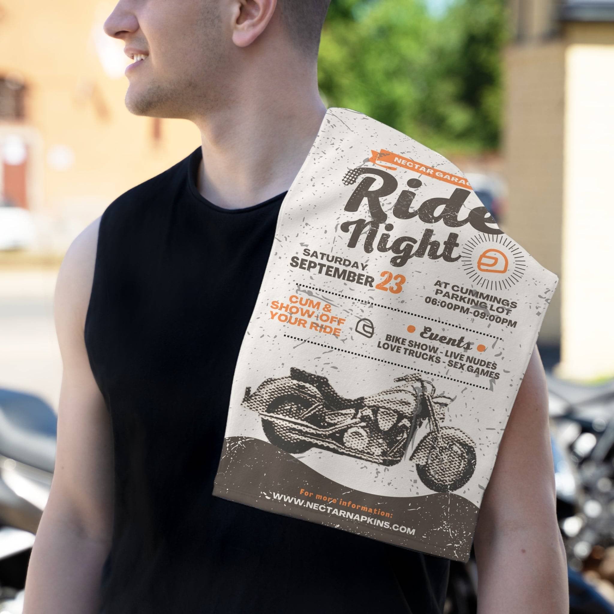 Ride Night | Mix & Match Soft Fun-Flirty Lovers’ Towels