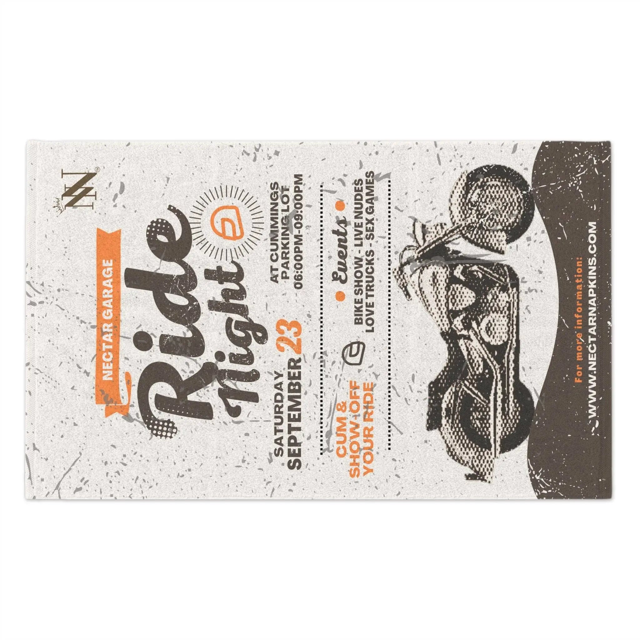 Ride Night | Mix & Match Soft Fun-Flirty Lovers’ Towels