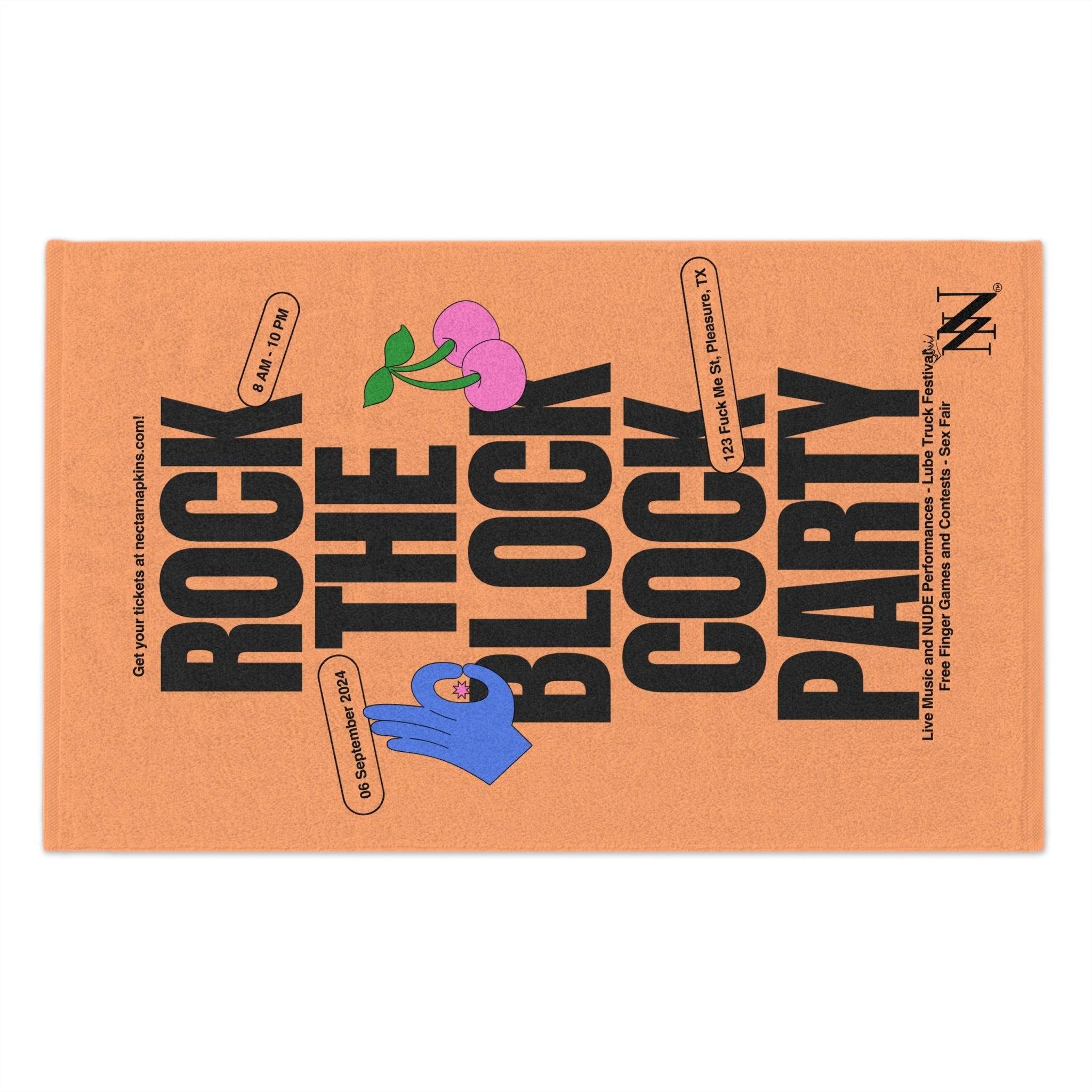 Rock the Block Cock Party | Mix & Match Soft Fun-Flirty Lovers’ Towels