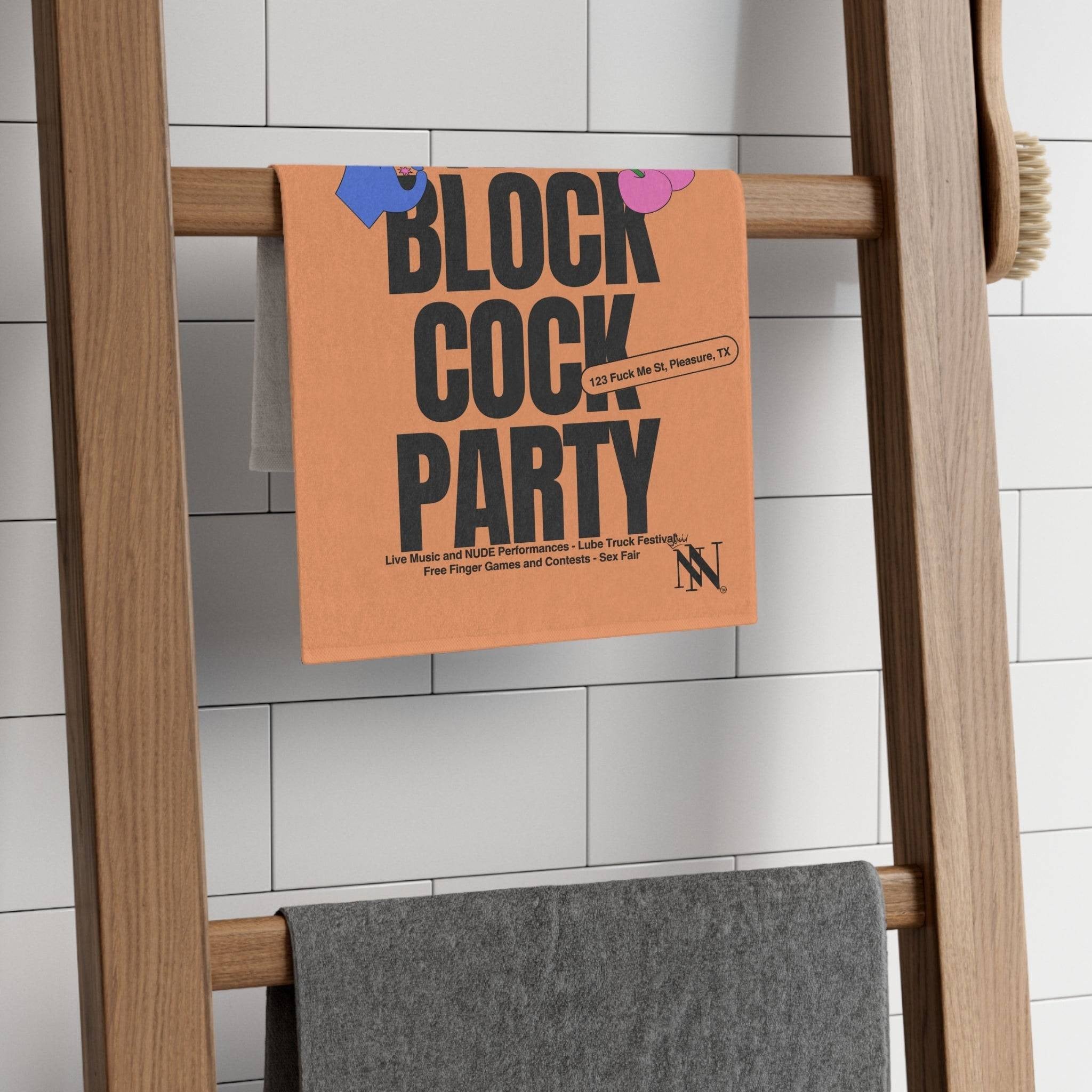 Rock the Block Cock Party | Mix & Match Soft Fun-Flirty Lovers’ Towels