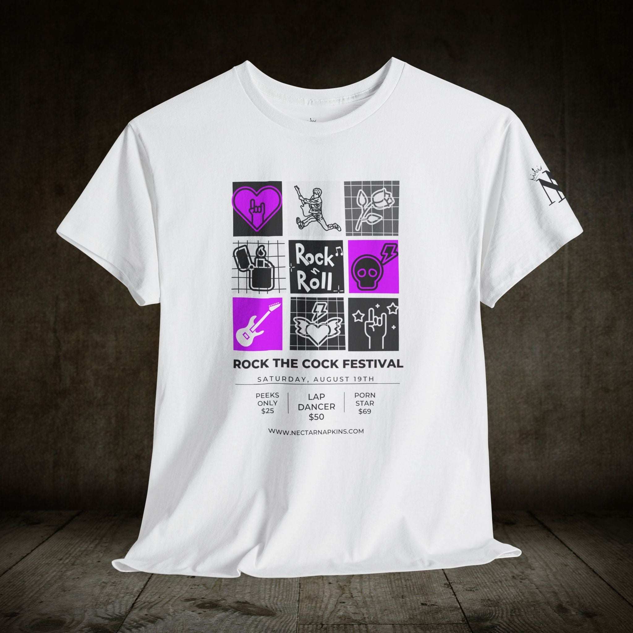 Rock the Cock | Mix & Match 100% Cotton Unisex Fun-Flirty Lovers’ Tees